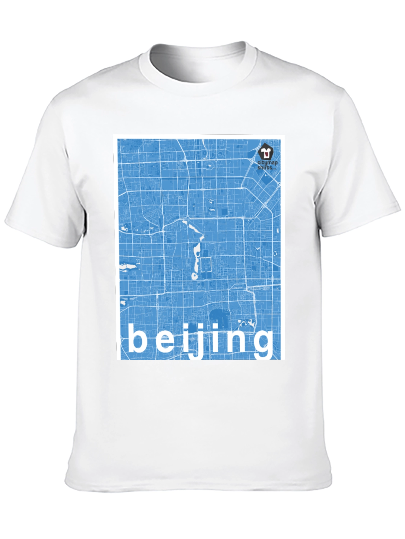 Beijing Map T-Shirt - Stylish City Souvenir Tee