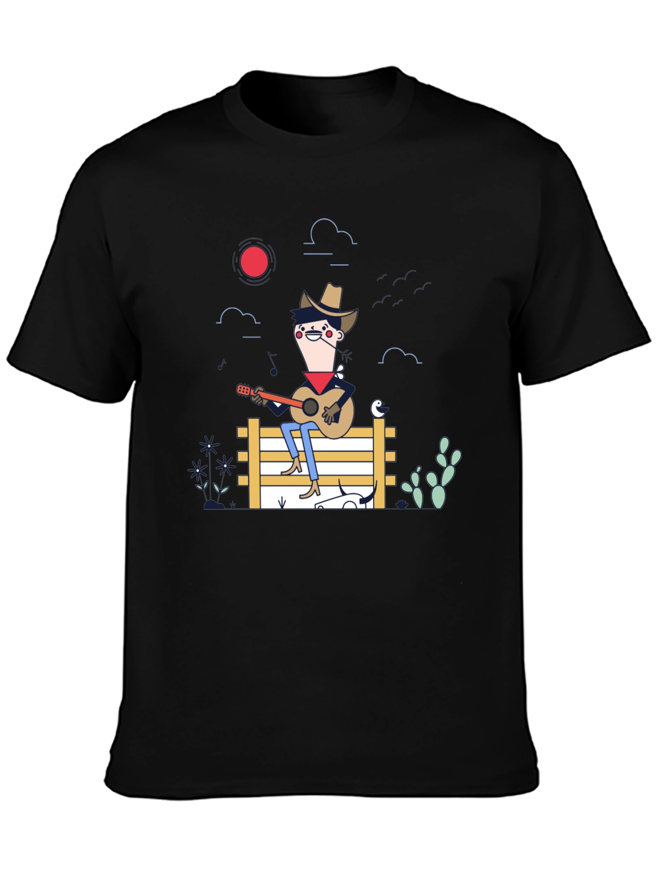 Cartoon Cowboy Graphic Tee