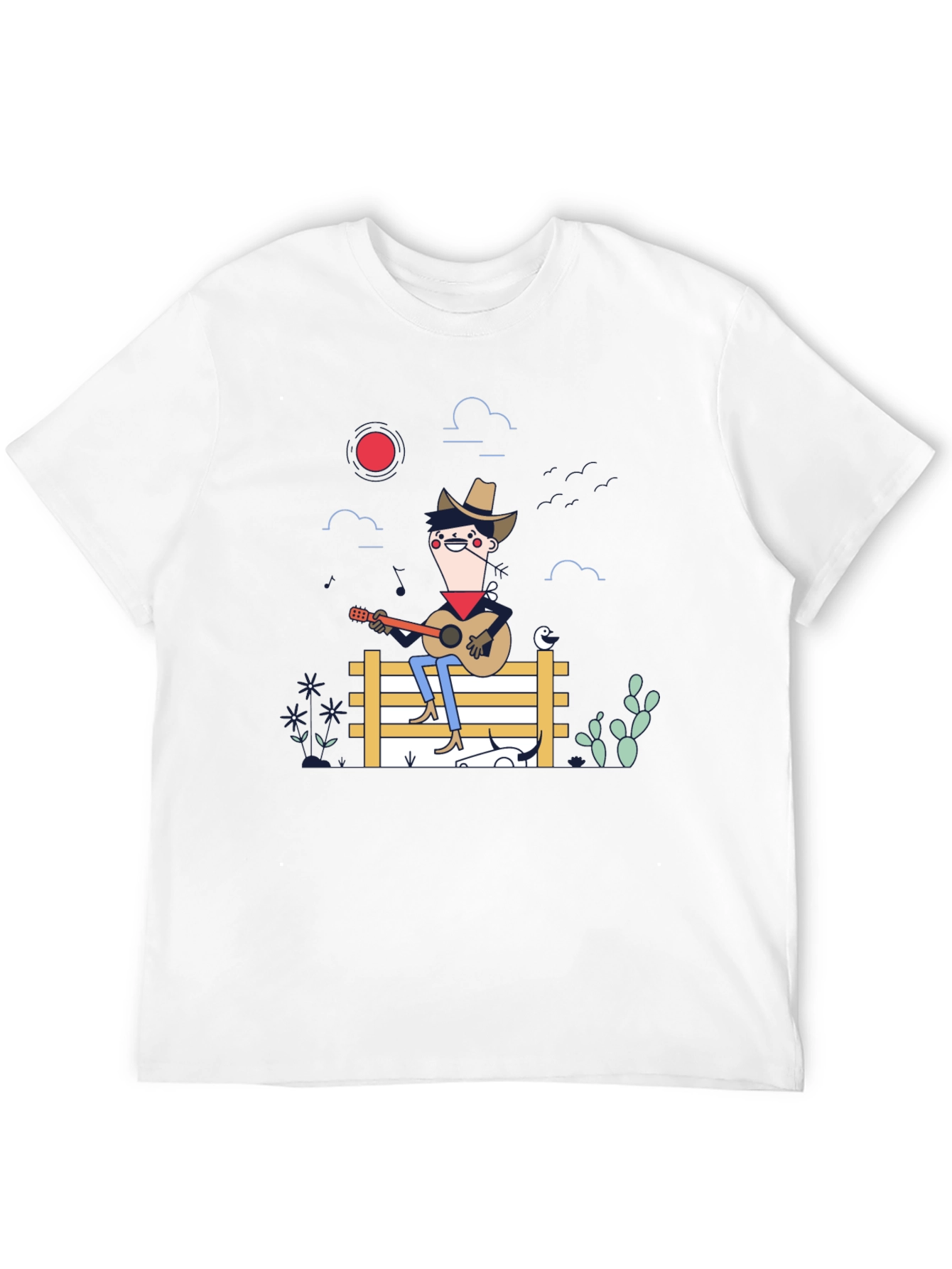 Cartoon Cowboy Graphic Tee