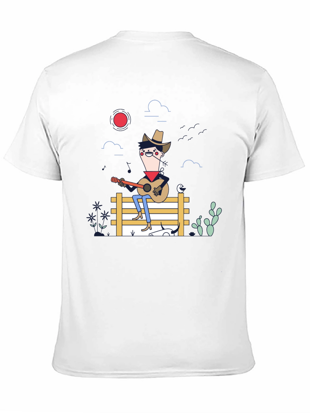 Cartoon Cowboy Graphic Tee