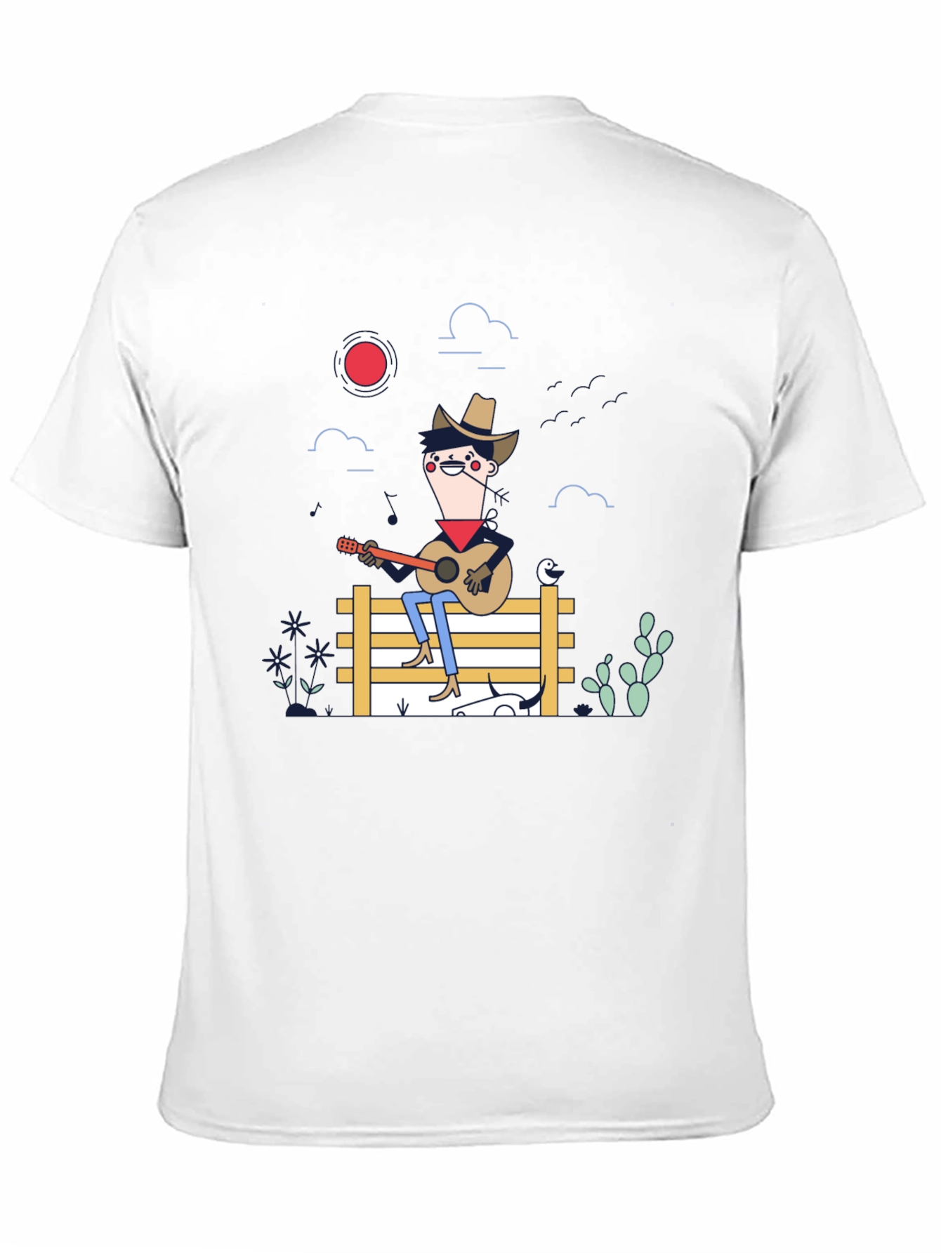Cartoon Cowboy Graphic Tee