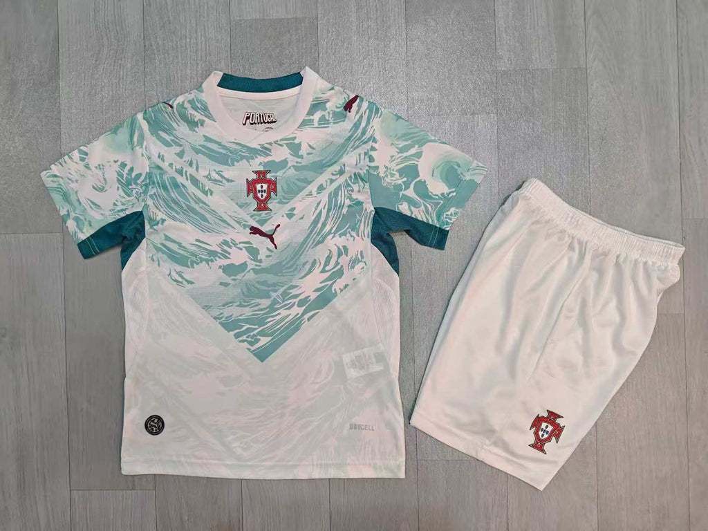 KIDS Portugal National Team Away Mini Kit (Wave Edition)