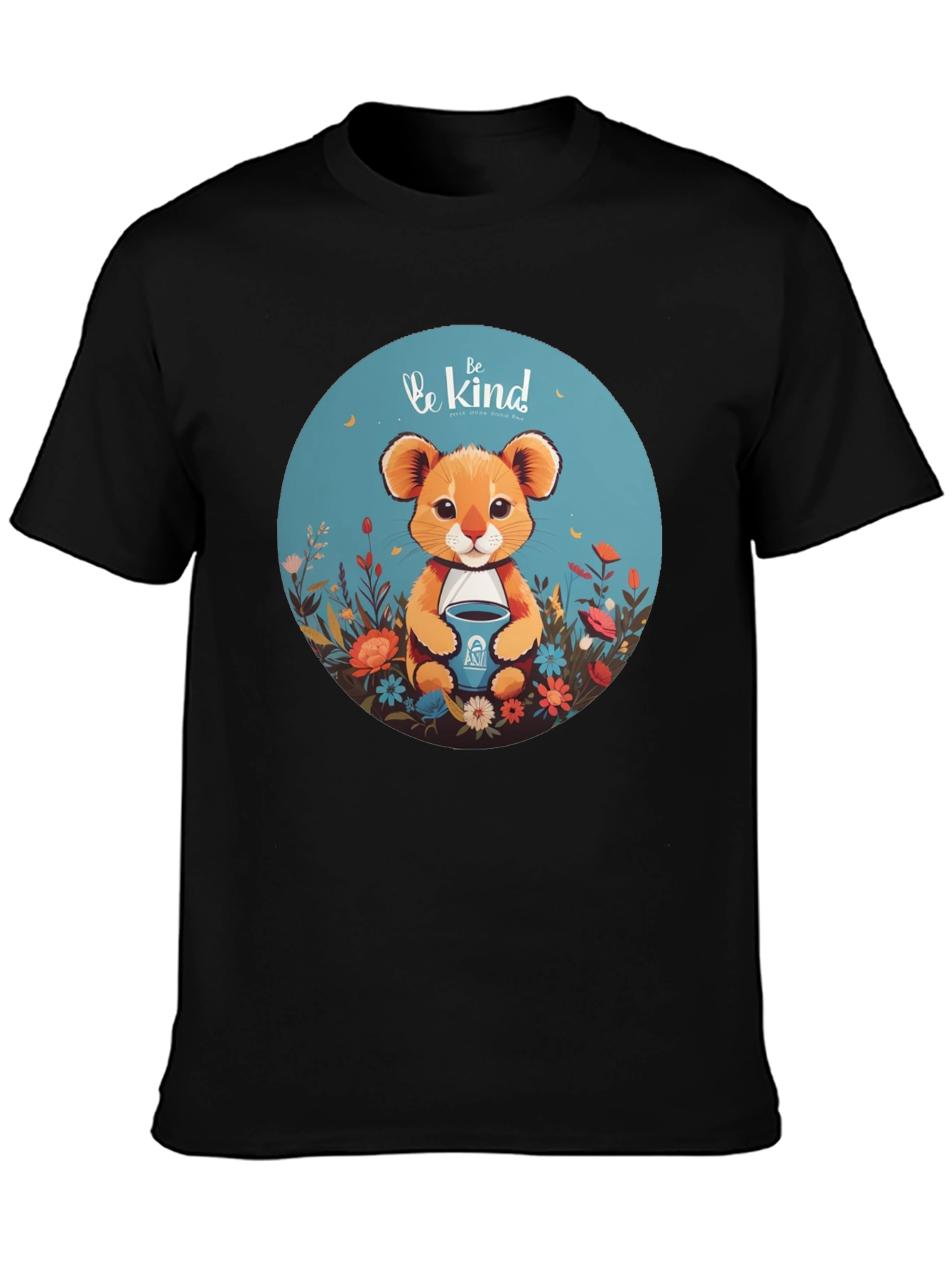 Be Kind Lion Graphic Tee - Unisex Soft Cotton