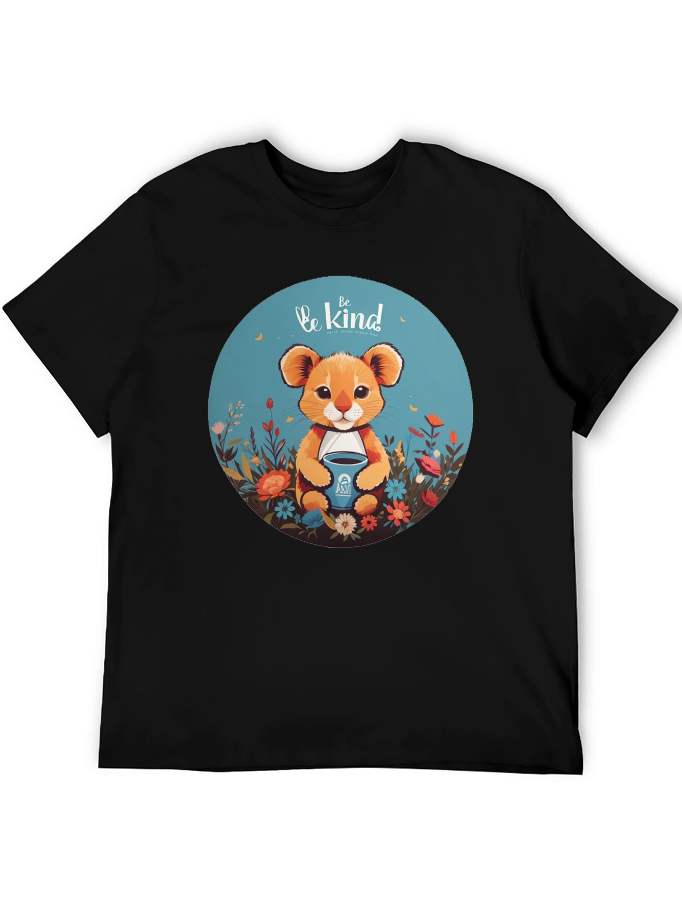 Be Kind Lion Graphic Tee - Unisex Soft Cotton