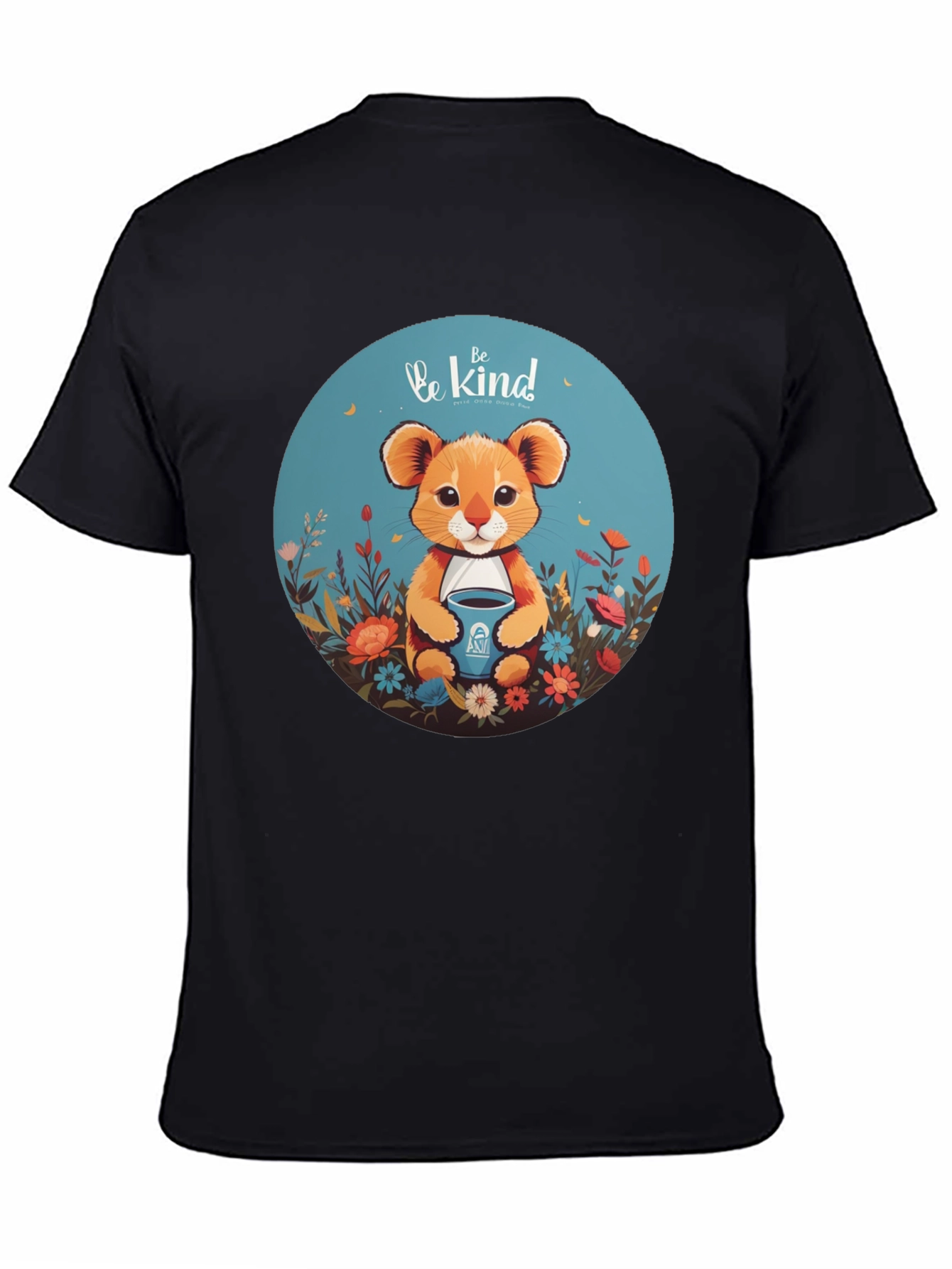 Be Kind Lion Graphic Tee - Unisex Soft Cotton