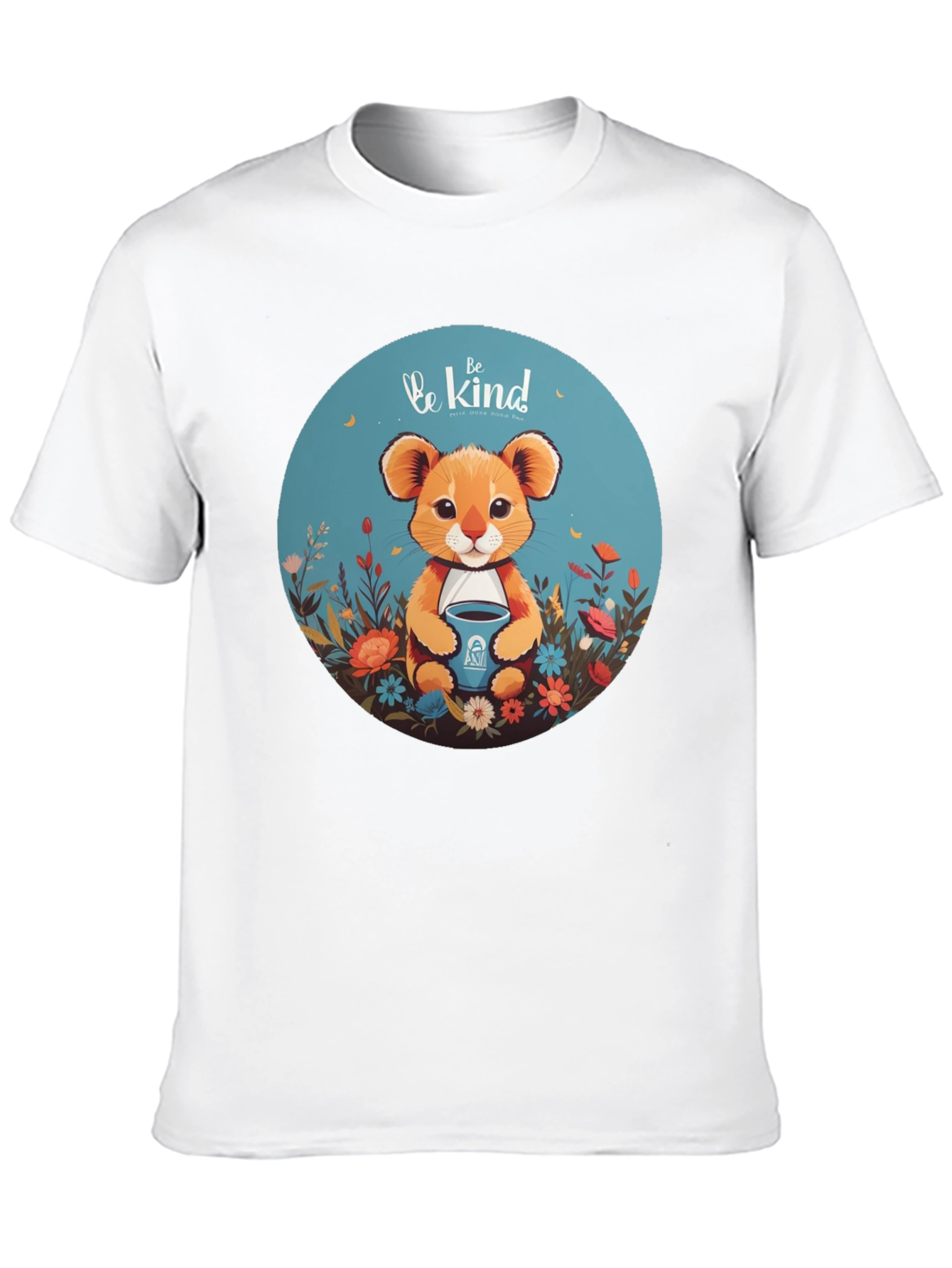 Be Kind Lion Graphic Tee - Unisex Soft Cotton
