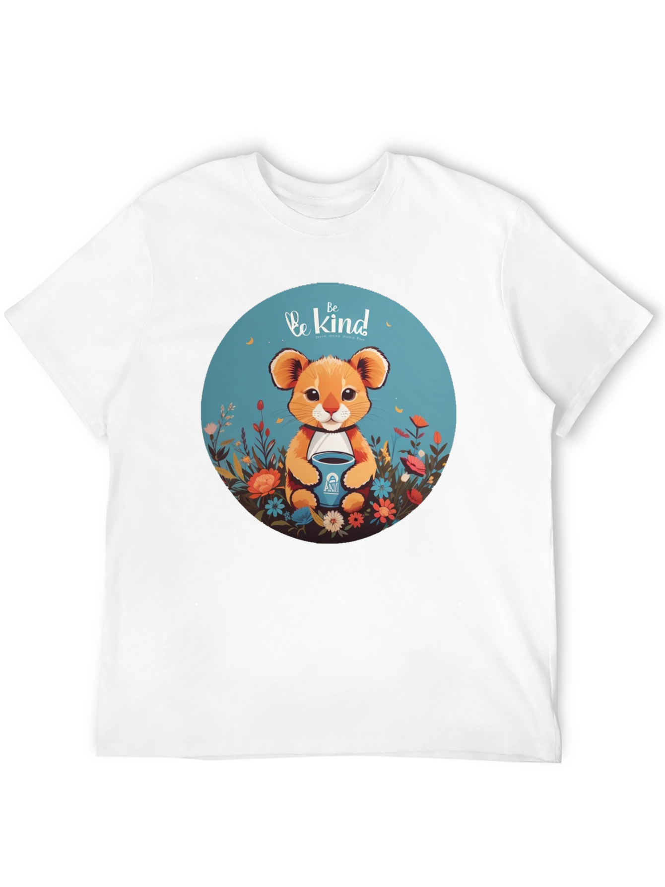 Be Kind Lion Graphic Tee - Unisex Soft Cotton