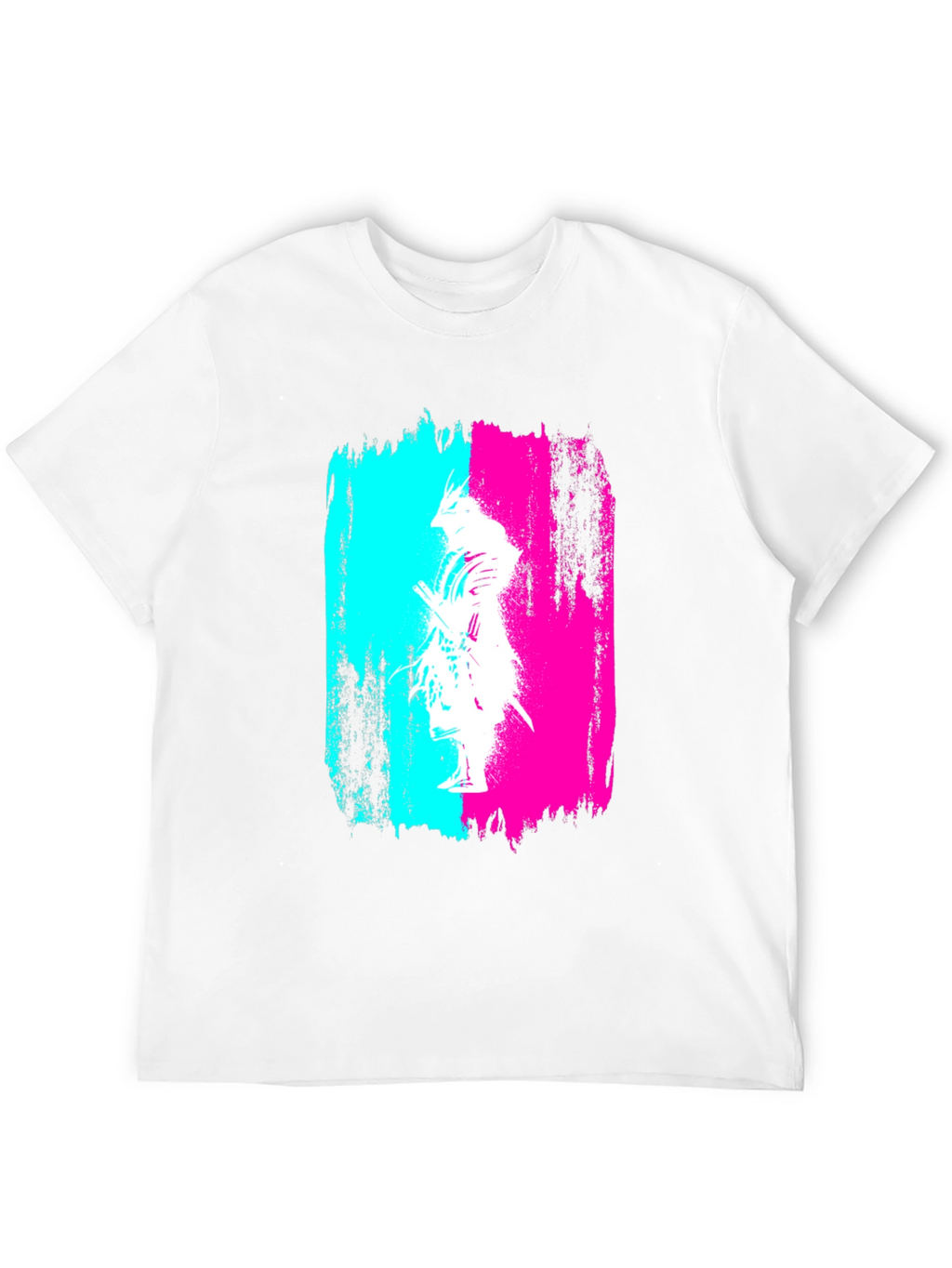Abstract Samurai Graphic Black T-Shirt