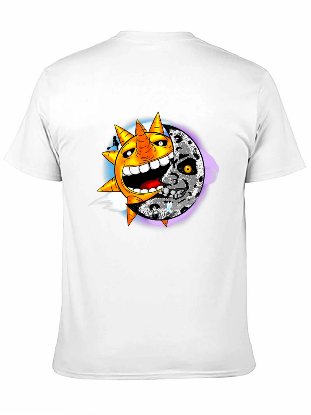 Sun & Moon Graphic Black T-Shirt