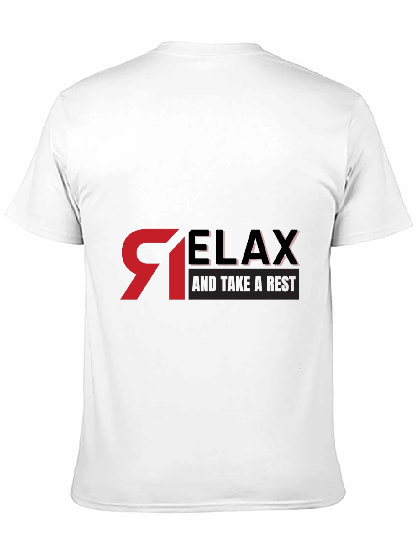 Relax Graphic Black T-Shirt - Casual Comfort