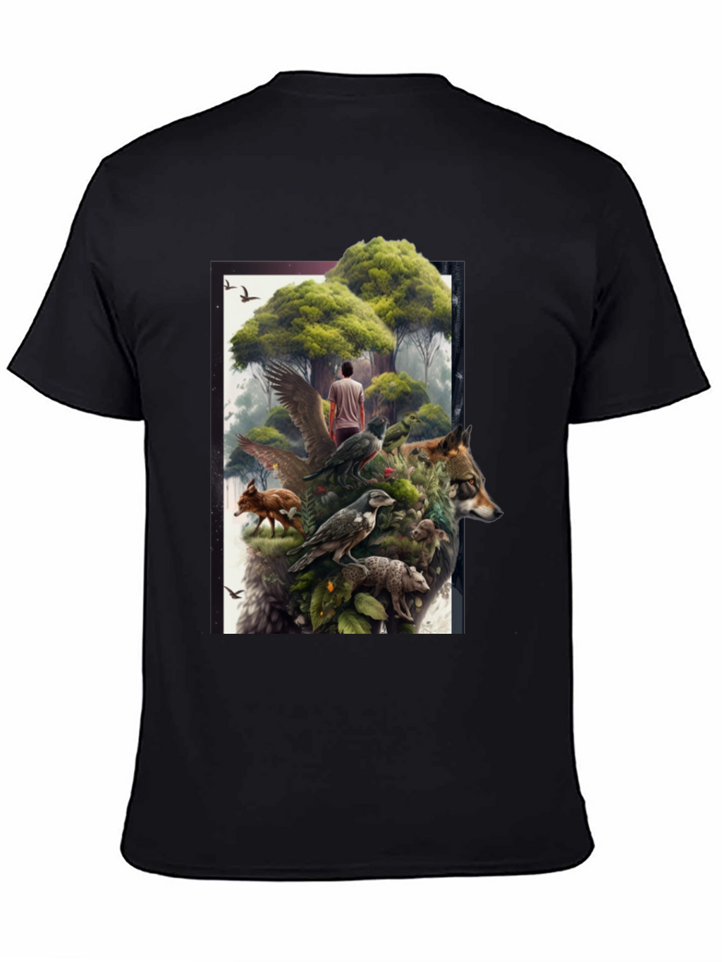 Natures Spirit Graphic Tee - Black