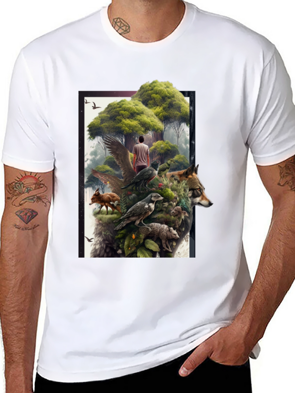 Natures Spirit Graphic Tee - Black