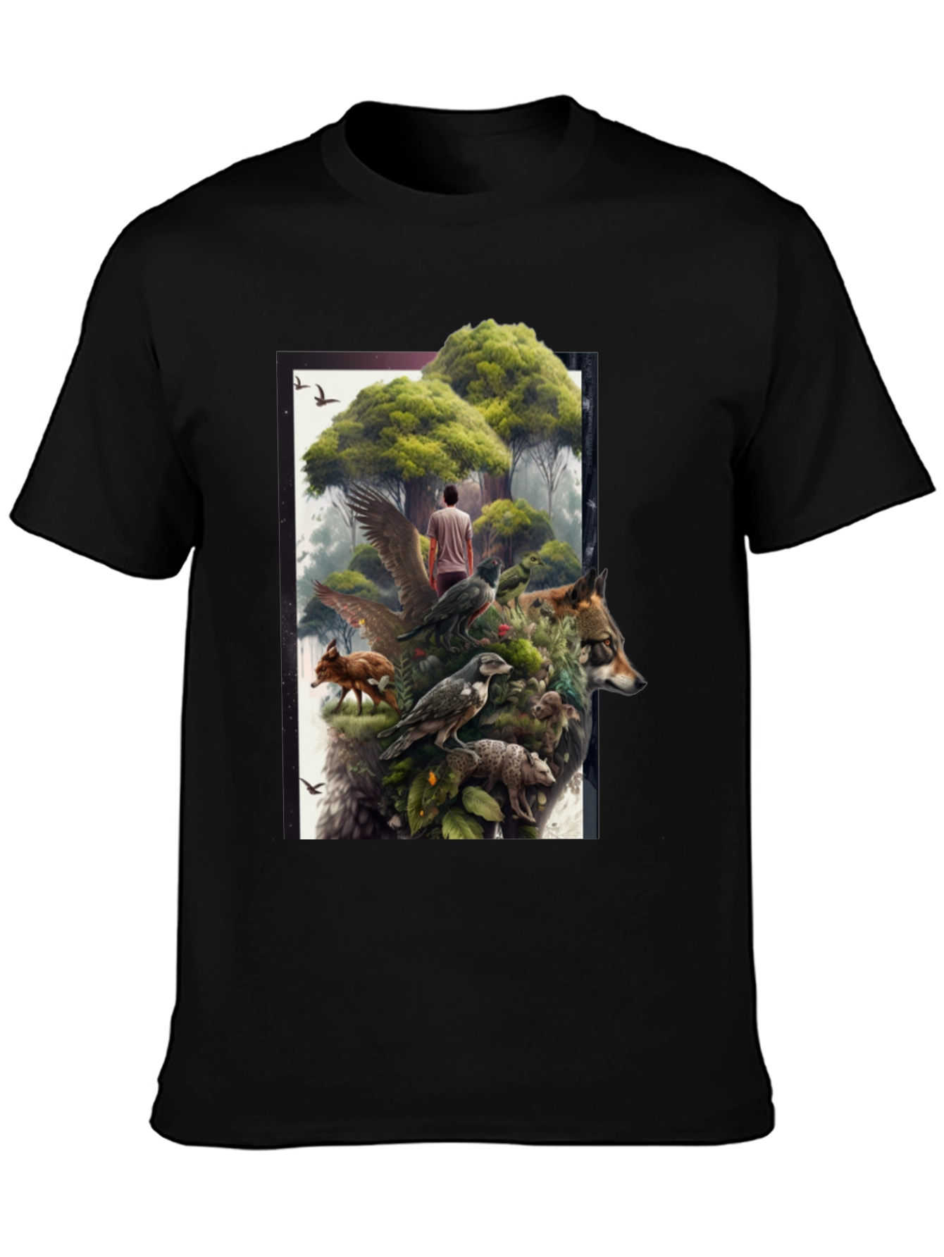 Natures Spirit Graphic Tee - Black