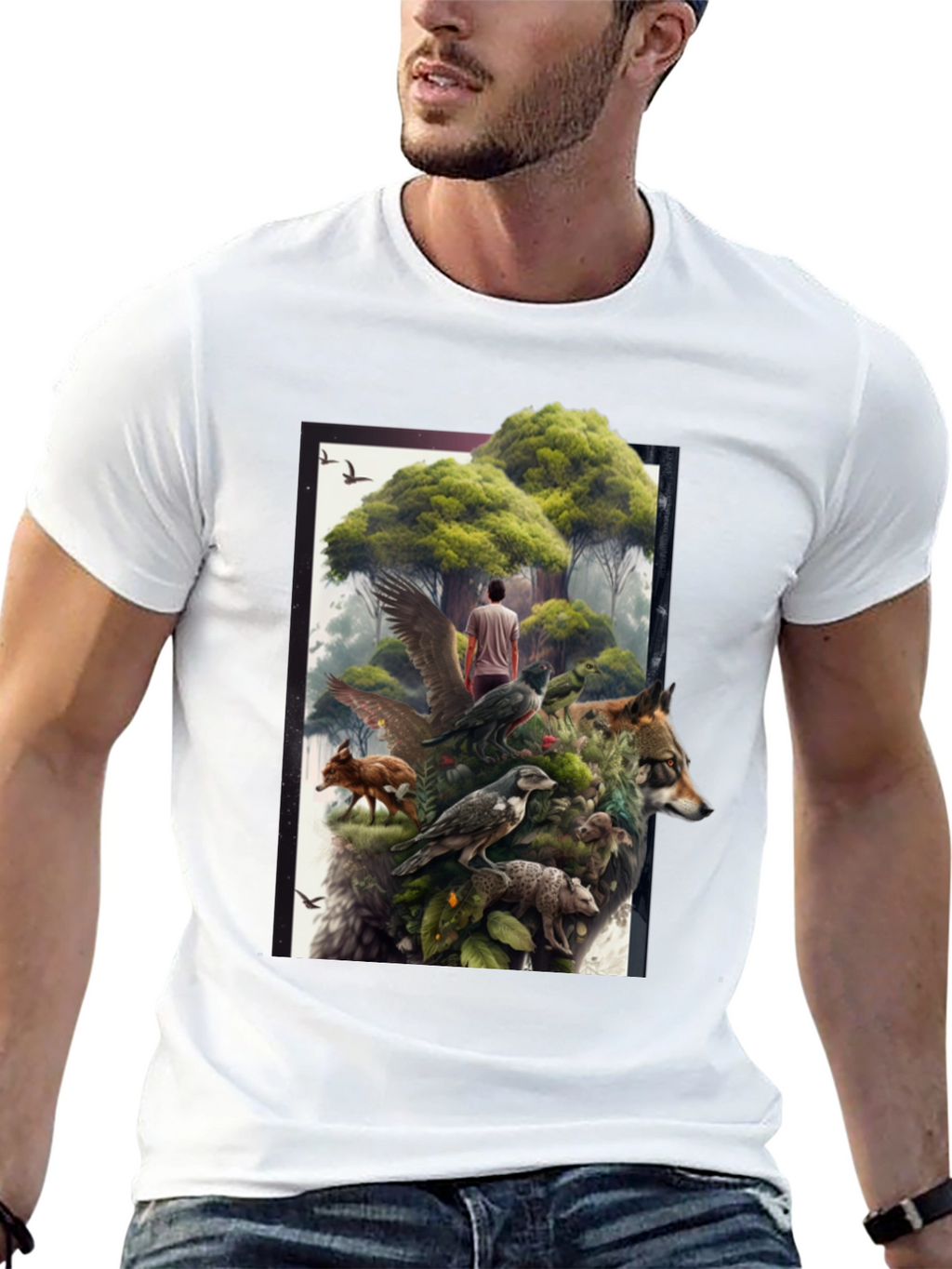 Natures Spirit Graphic Tee - Black