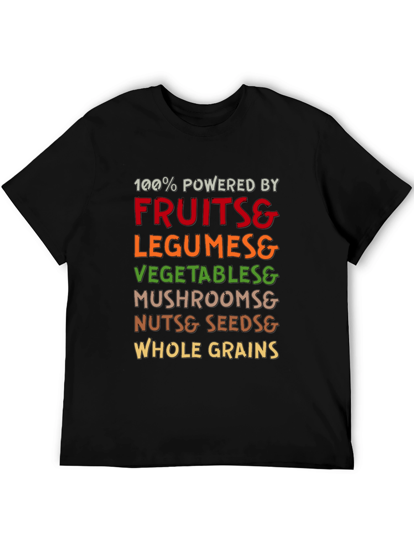 Vegan Powered T-Shirt - Fruits Veggies Legumes and More!