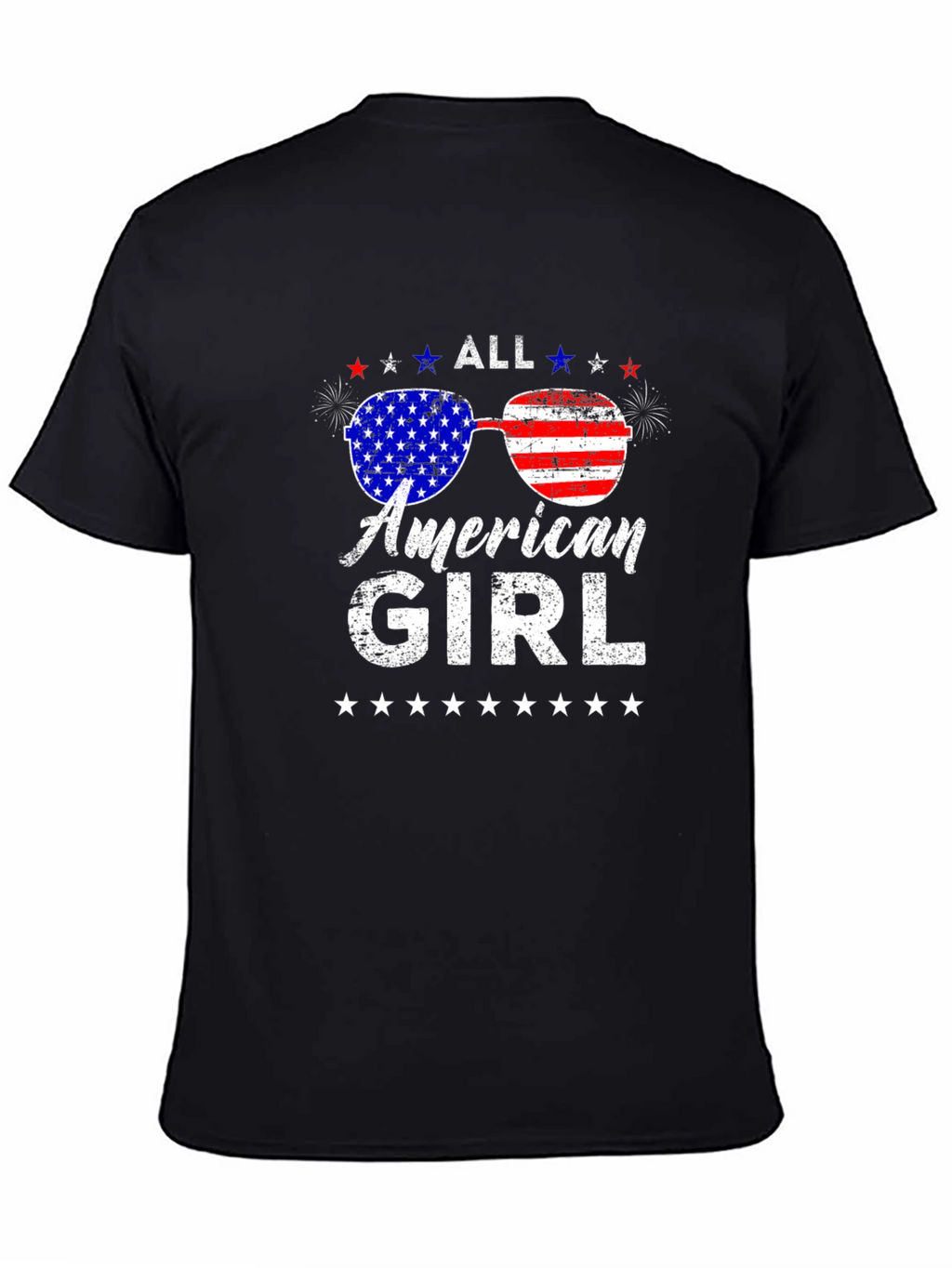 All American Girl Patriotic Graphic Tee