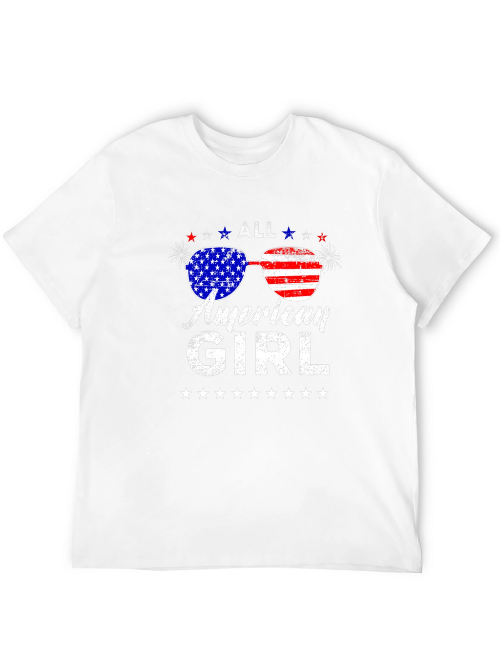 All American Girl Patriotic Graphic Tee