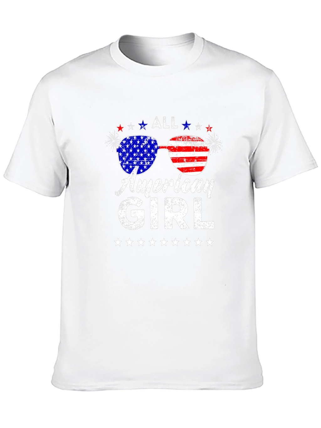 All American Girl Patriotic Graphic Tee