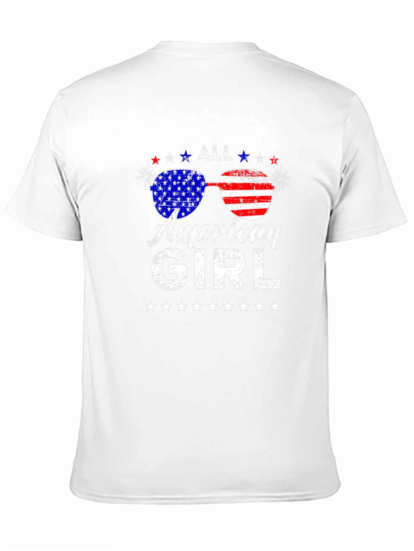 All American Girl Patriotic Graphic Tee