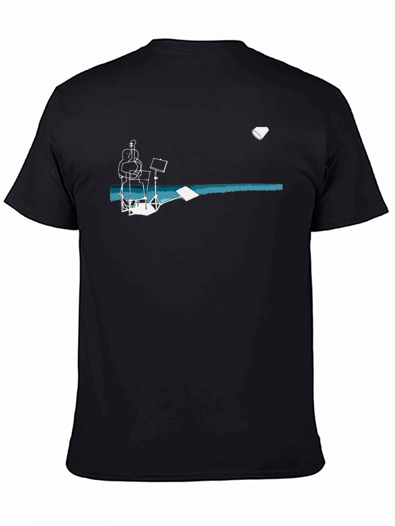 Music Scene Graphic Tee - Black