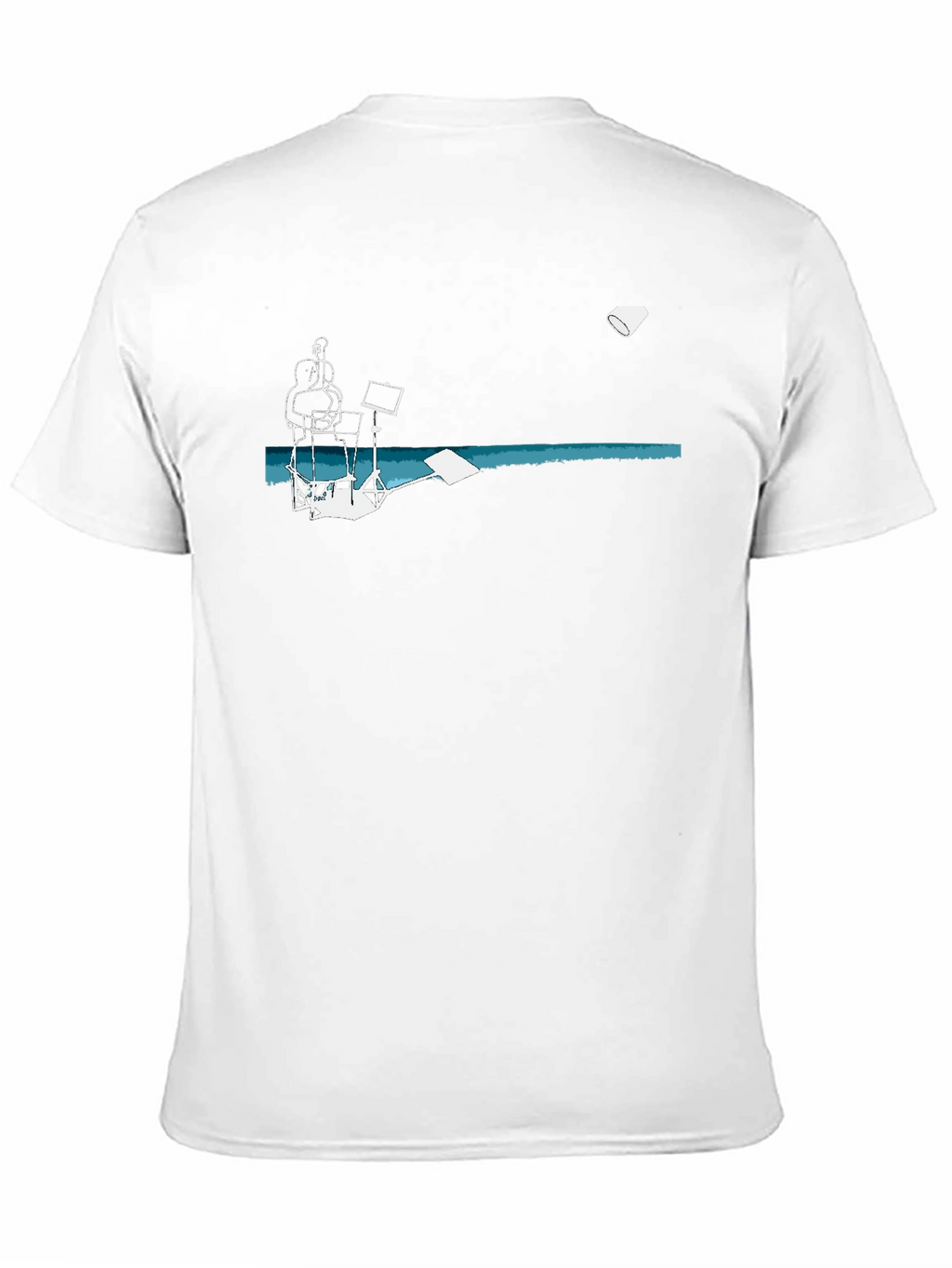 Music Scene Graphic Tee - Black