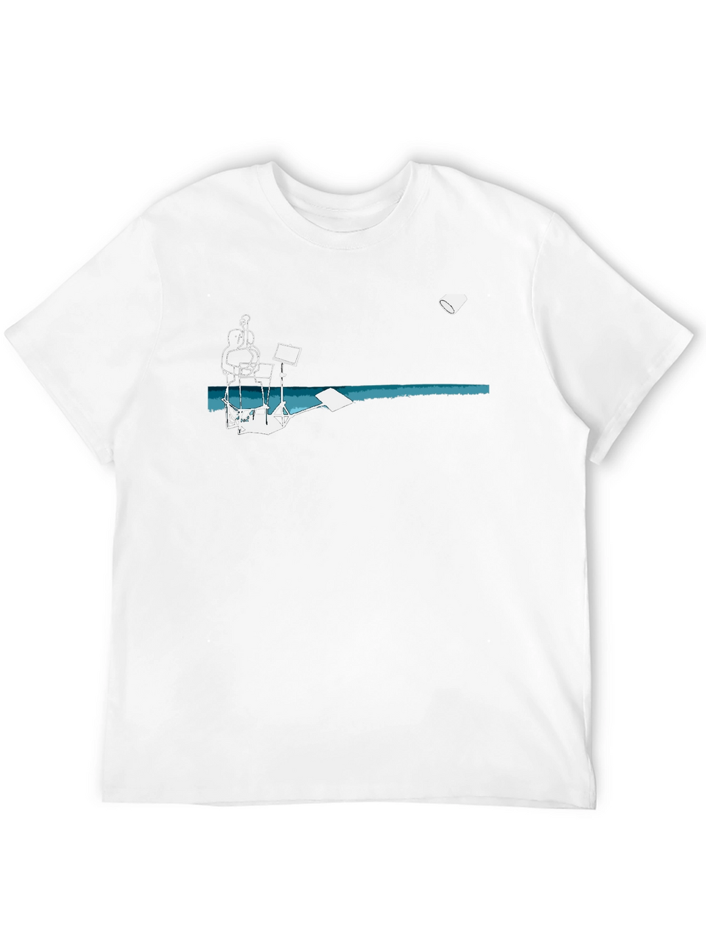 Music Scene Graphic Tee - Black
