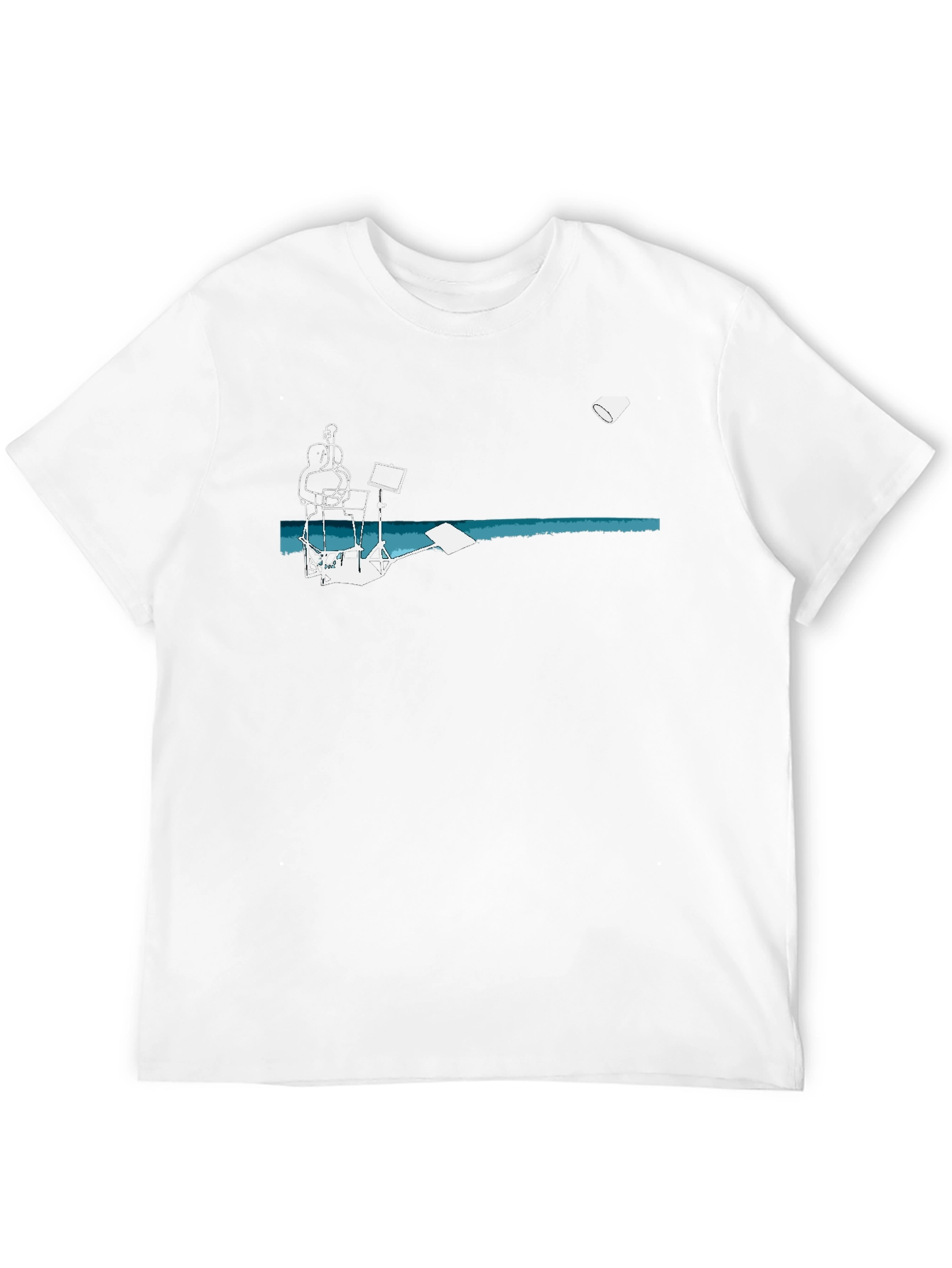 Music Scene Graphic Tee - Black