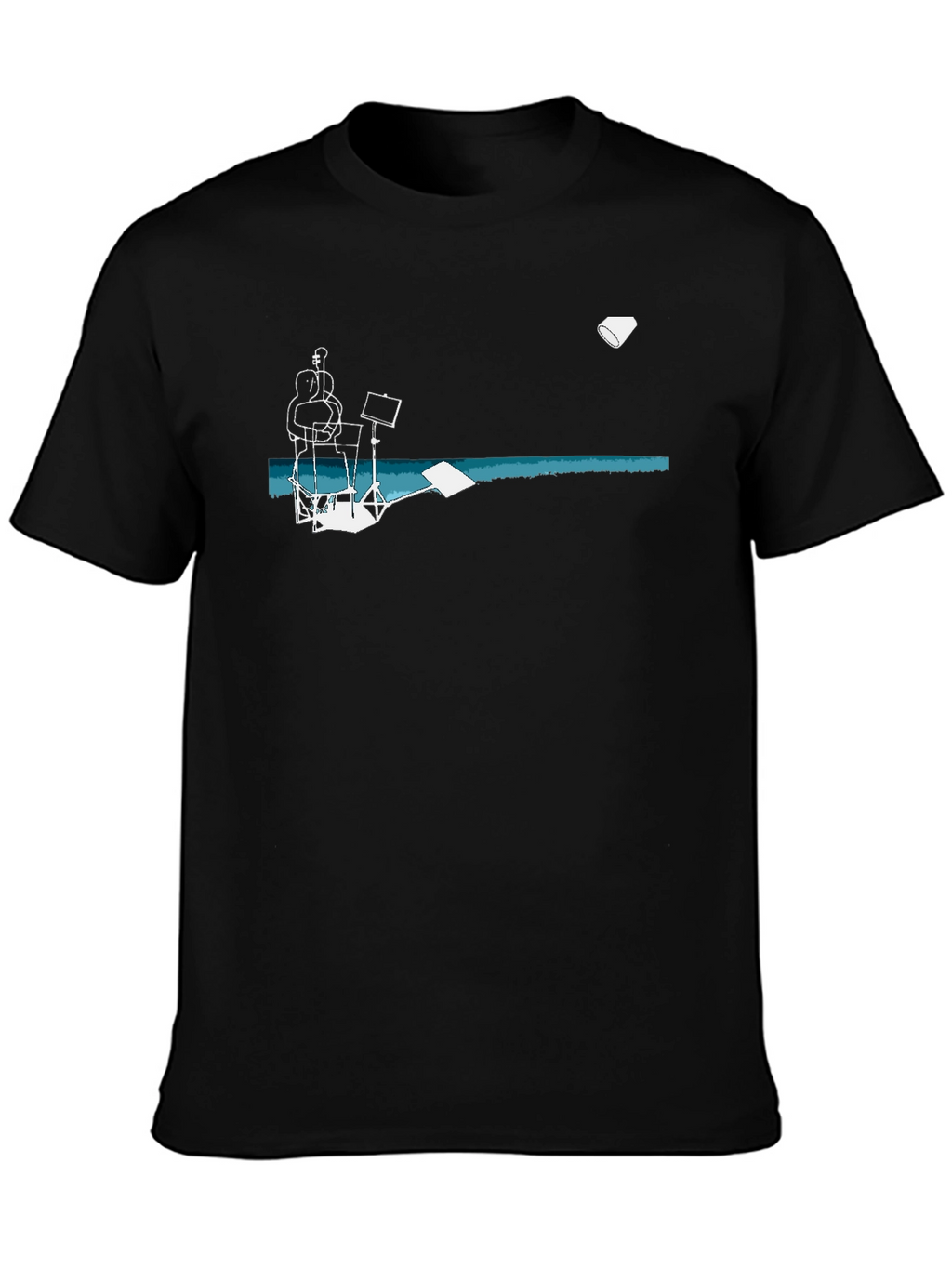 Music Scene Graphic Tee - Black