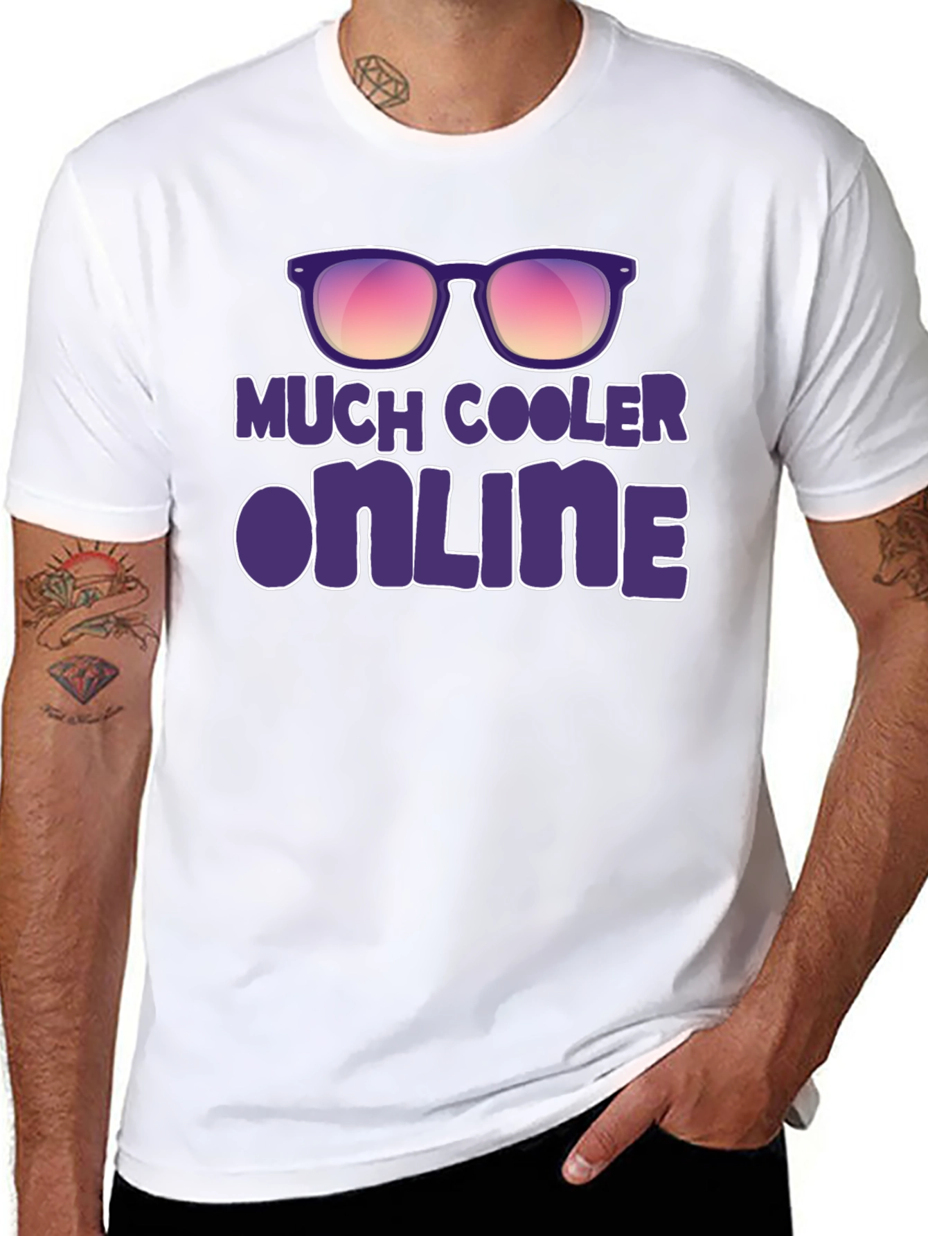 Much Cooler Online Graphic Tee
