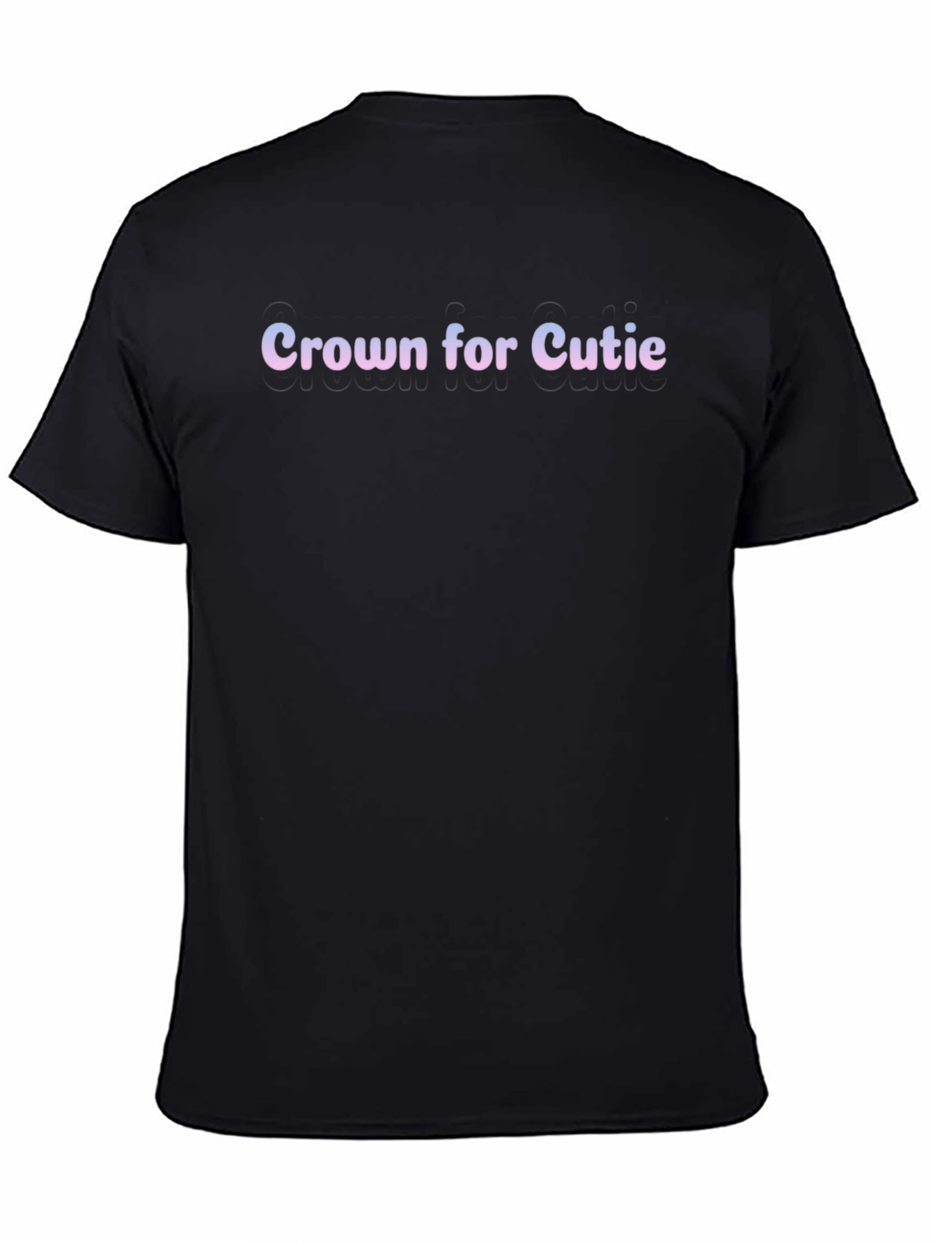 Crown for Cutie Graphic T-Shirt - Black
