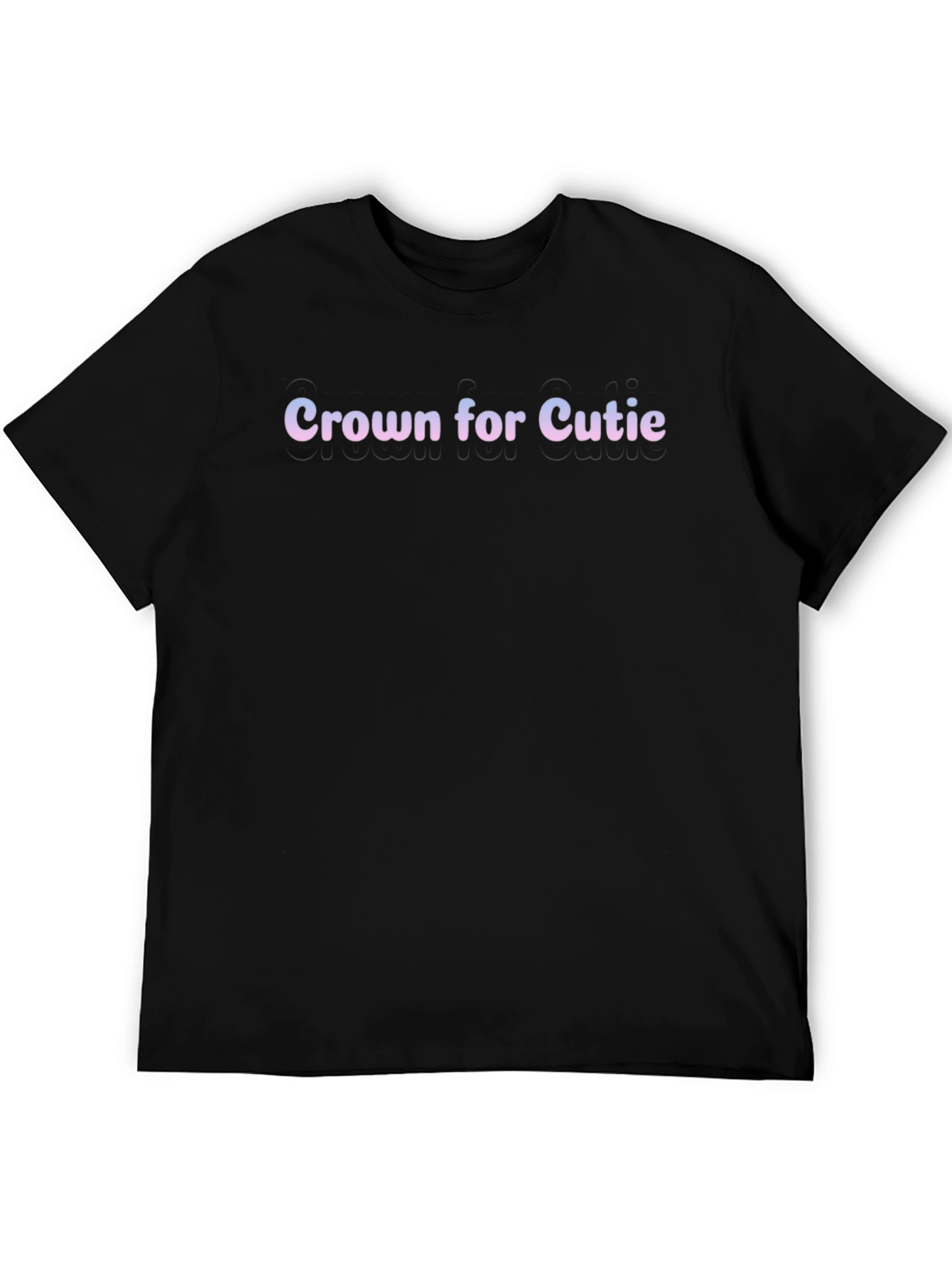 Crown for Cutie Graphic T-Shirt - Black