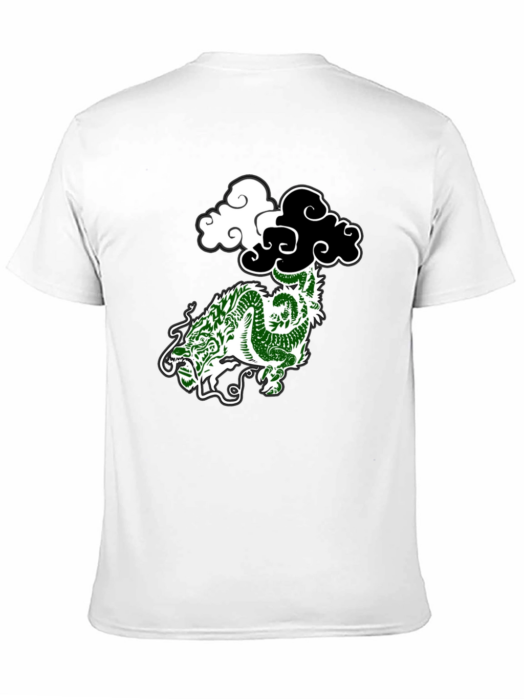Dragon Cloud Graphic Tee - Black