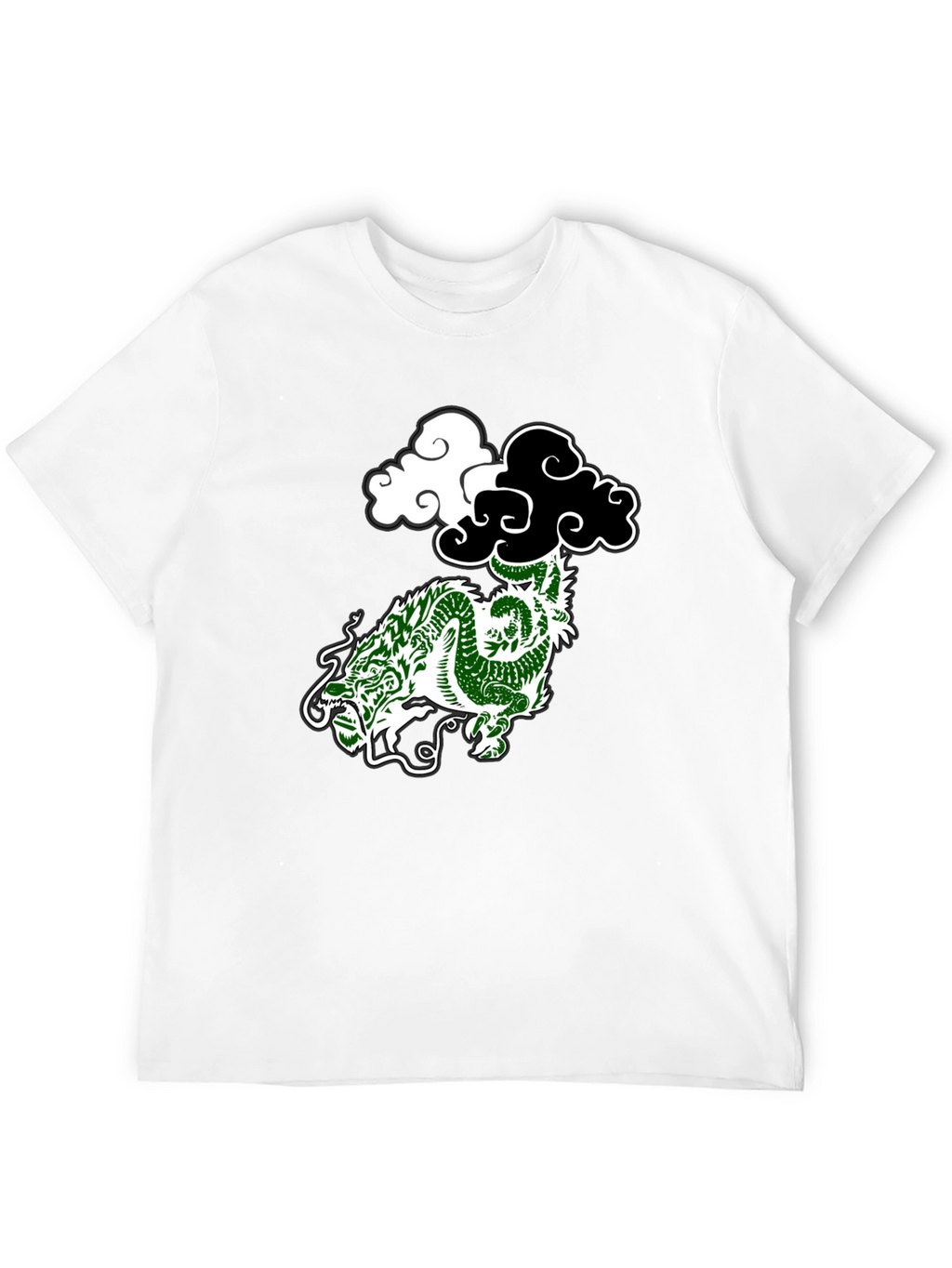 Dragon Cloud Graphic Tee - Black