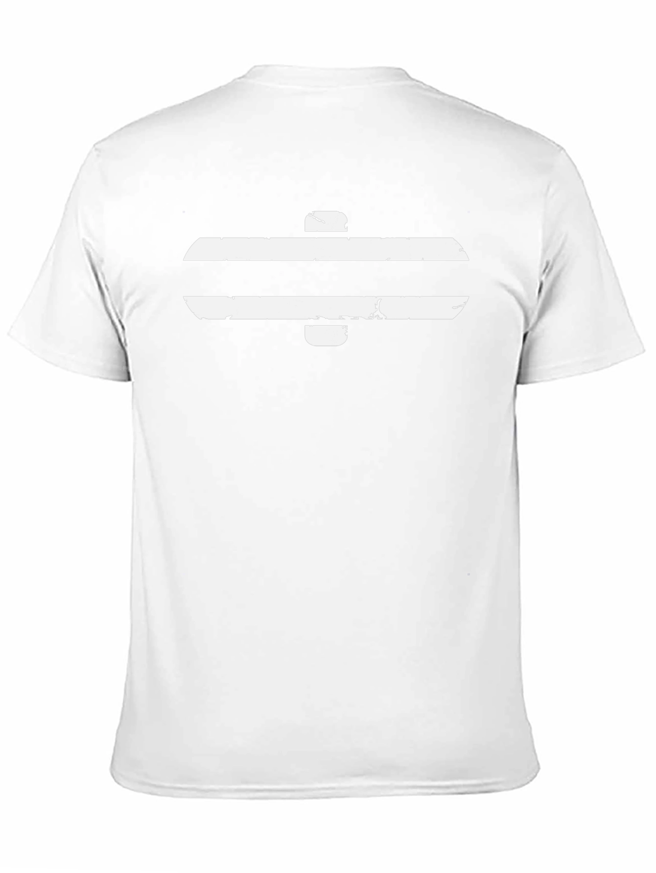 Black T-Shirt with White Equals Sign Graphic
