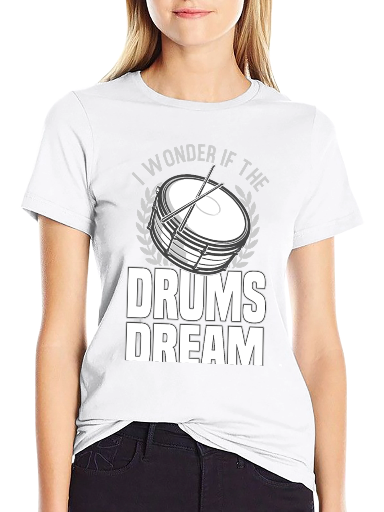 I Wonder if the Drums Dream Graphic Tee