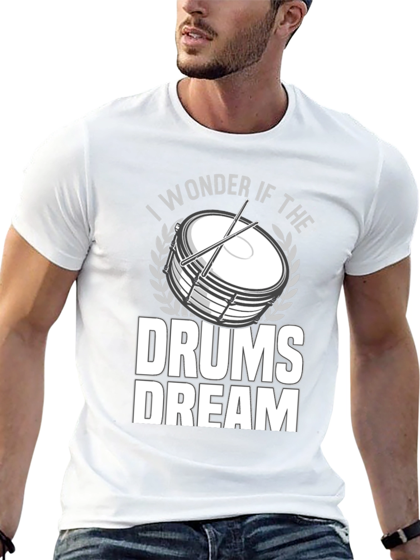 I Wonder if the Drums Dream Graphic Tee