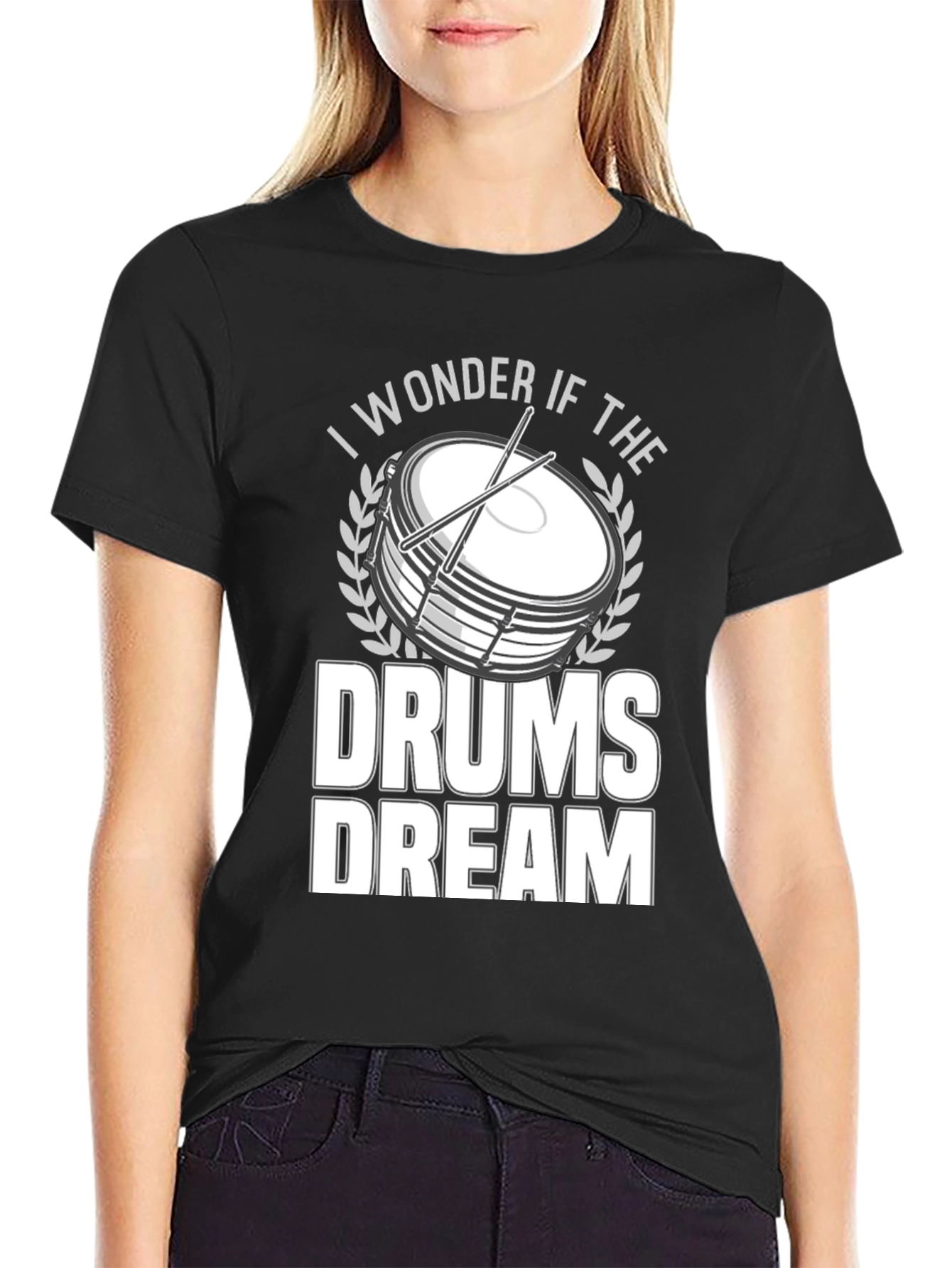 I Wonder if the Drums Dream Graphic Tee