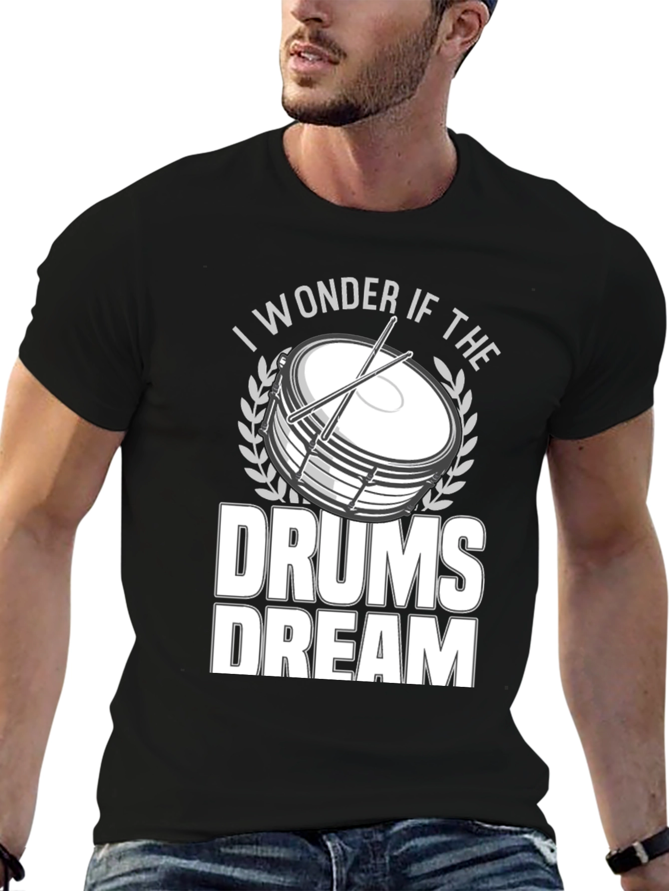 I Wonder if the Drums Dream Graphic Tee