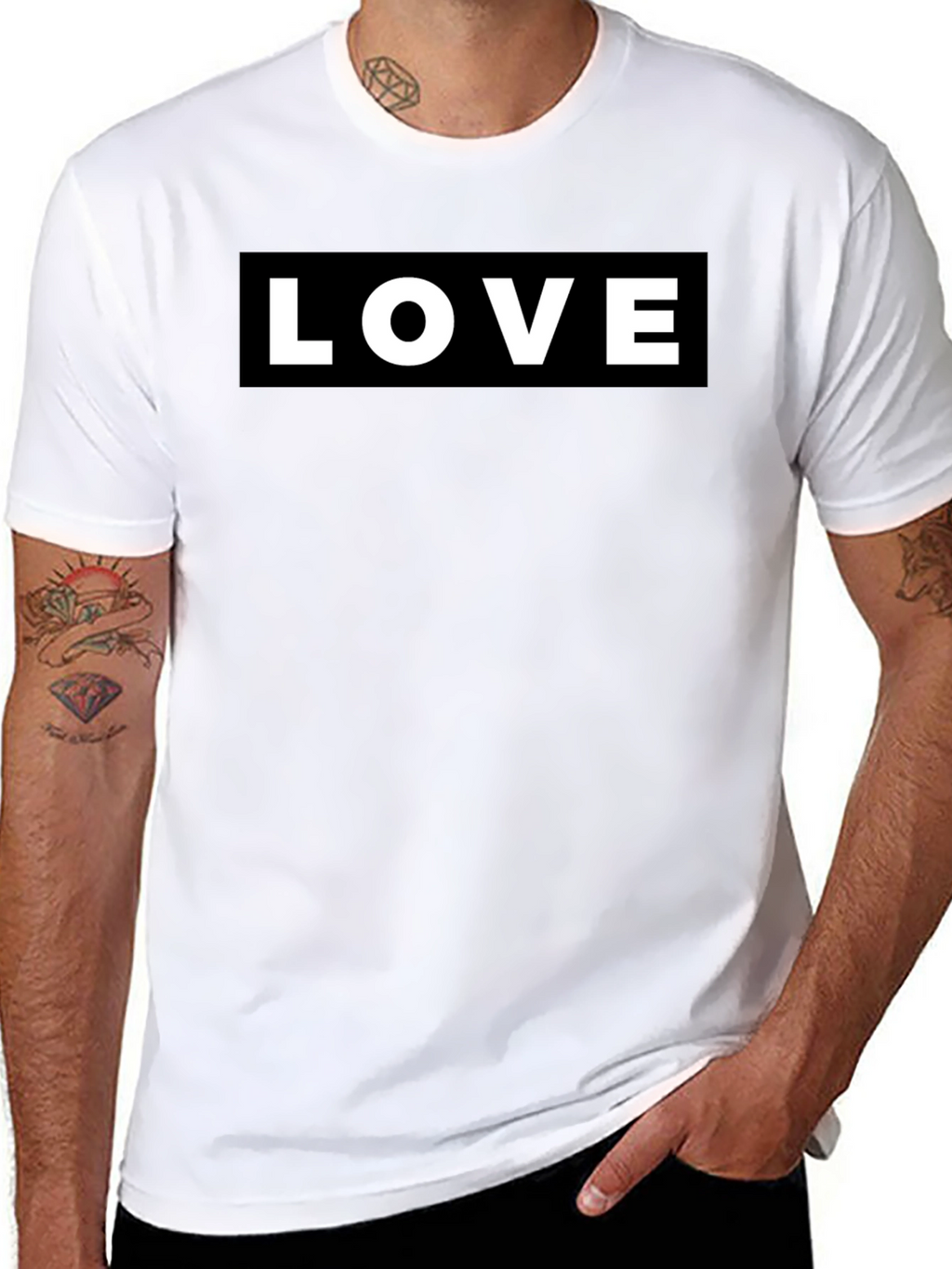 Love Graphic Black T-Shirt