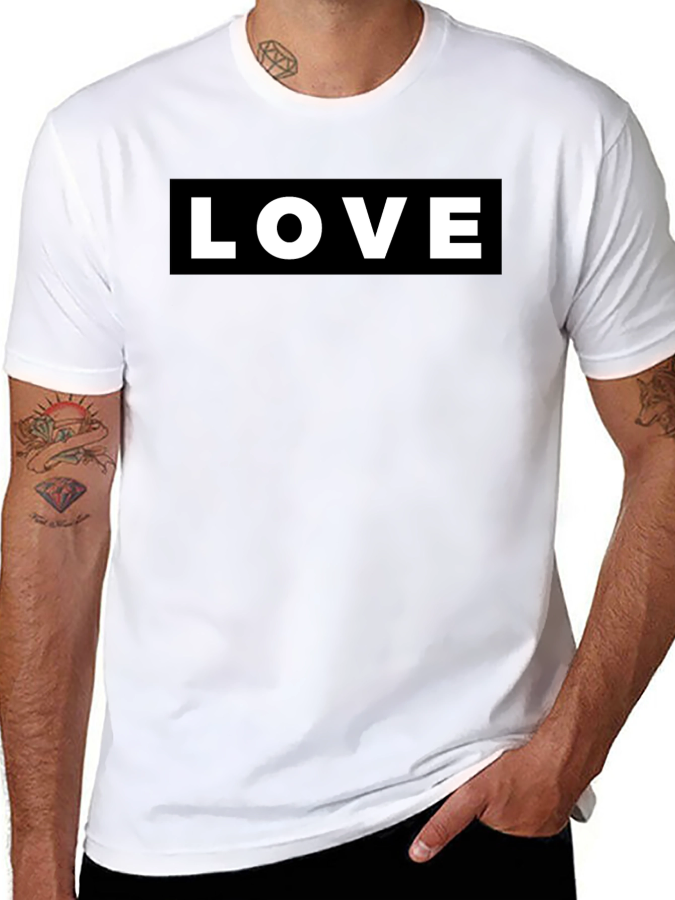 Love Graphic Black T-Shirt