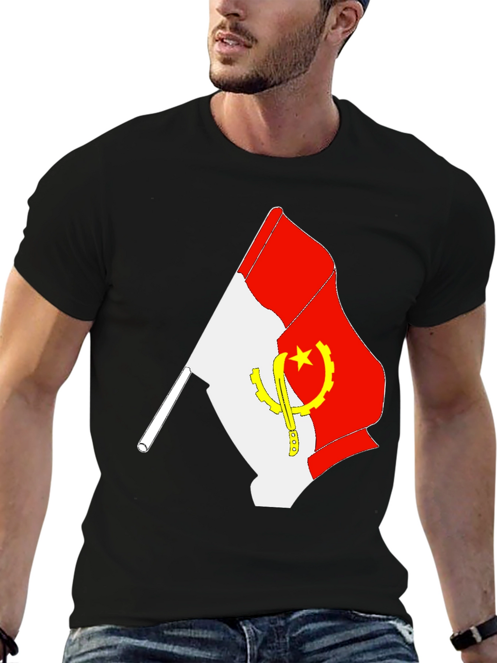 Angola Flag T-Shirt - Support Angola