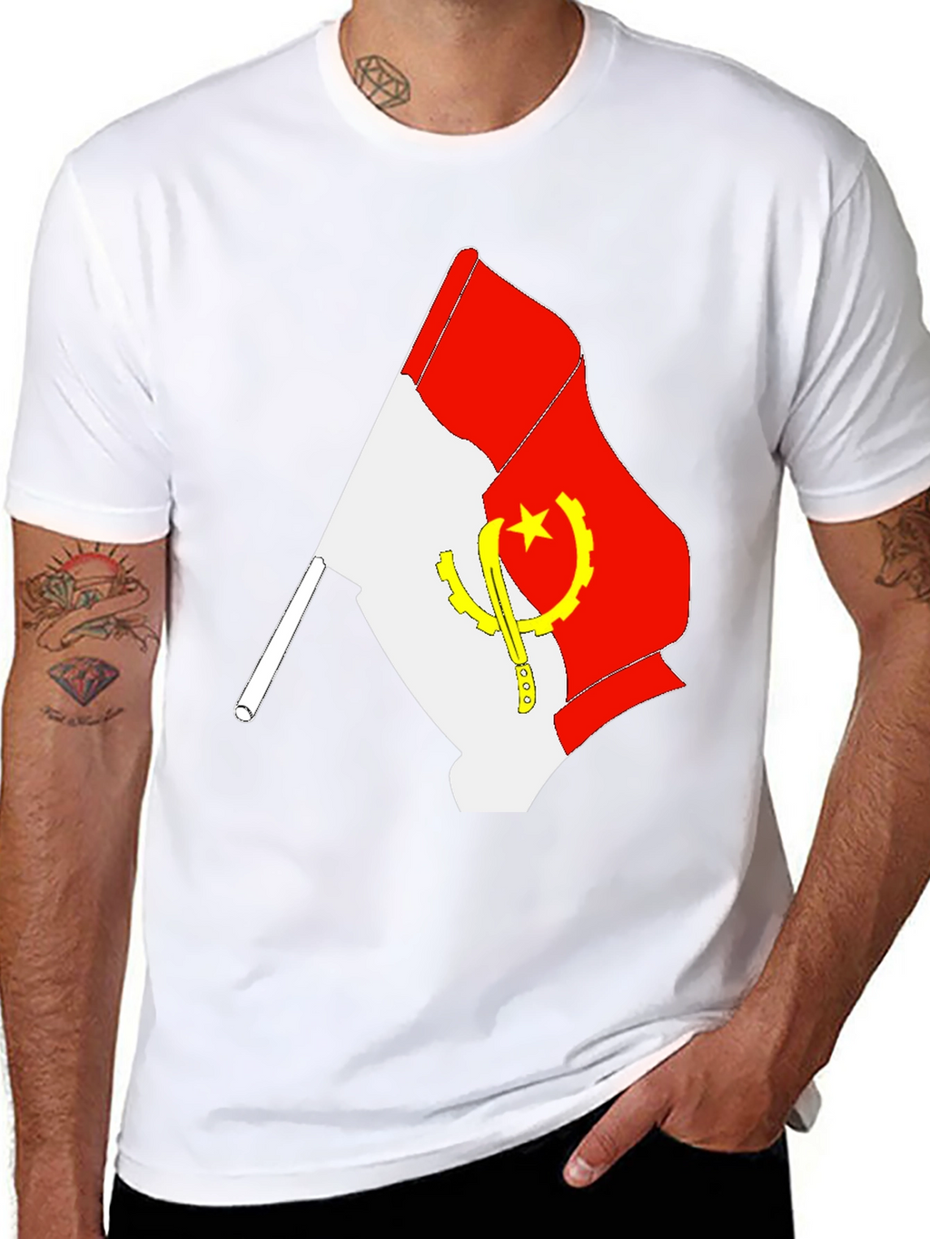 Angola Flag T-Shirt - Support Angola