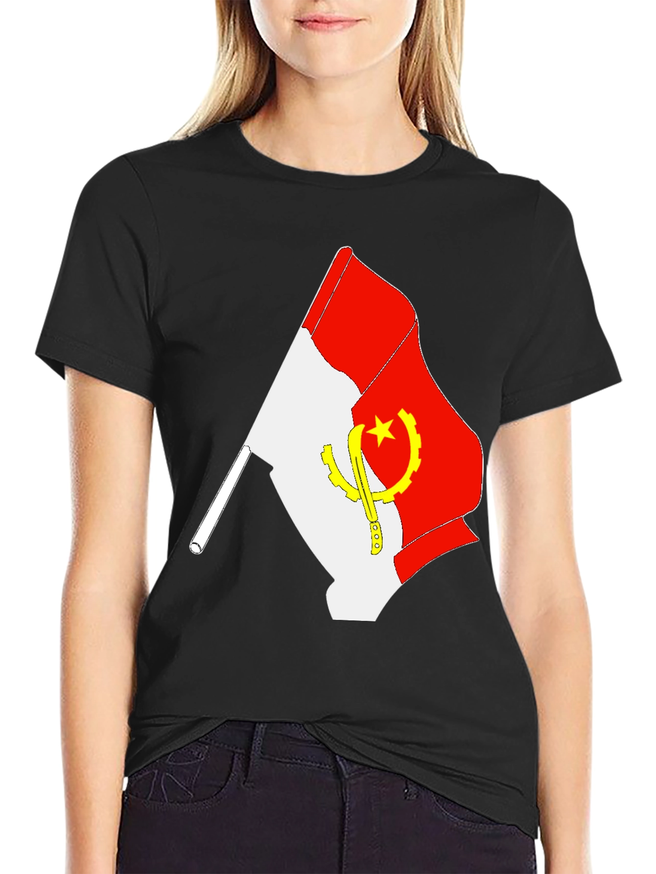 Angola Flag T-Shirt - Support Angola
