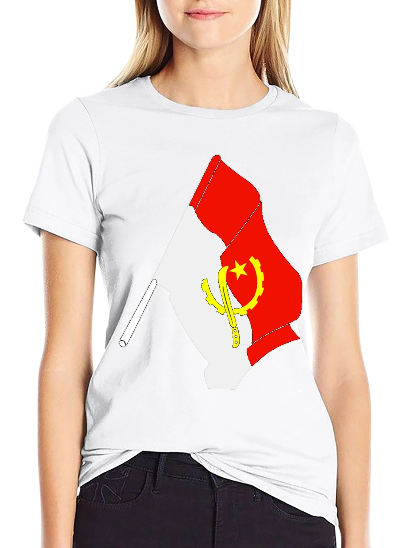 Angola Flag T-Shirt - Support Angola