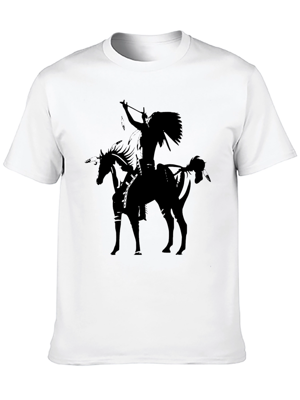 Native American Warrior Graphic Tee
