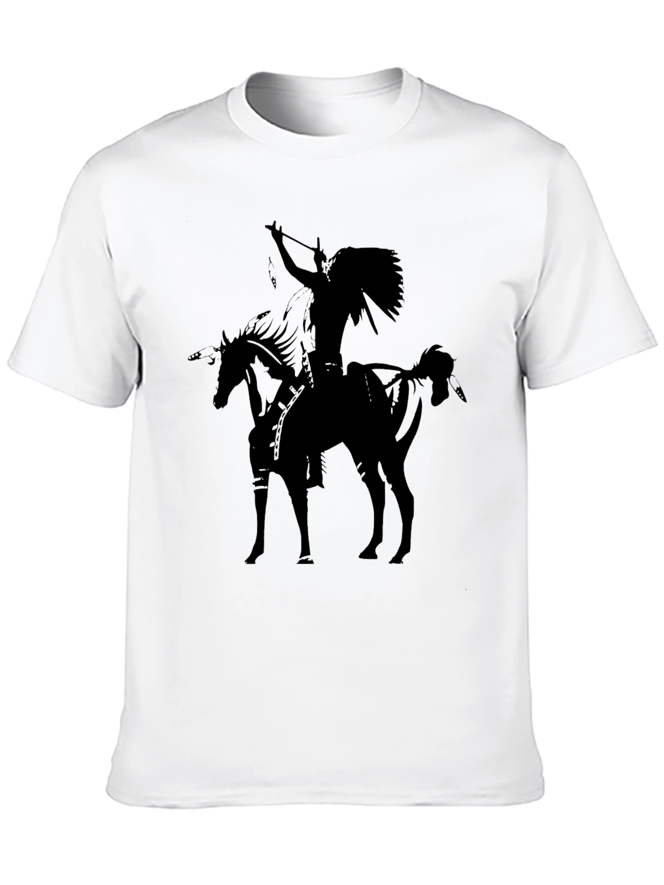 Native American Warrior Graphic Tee