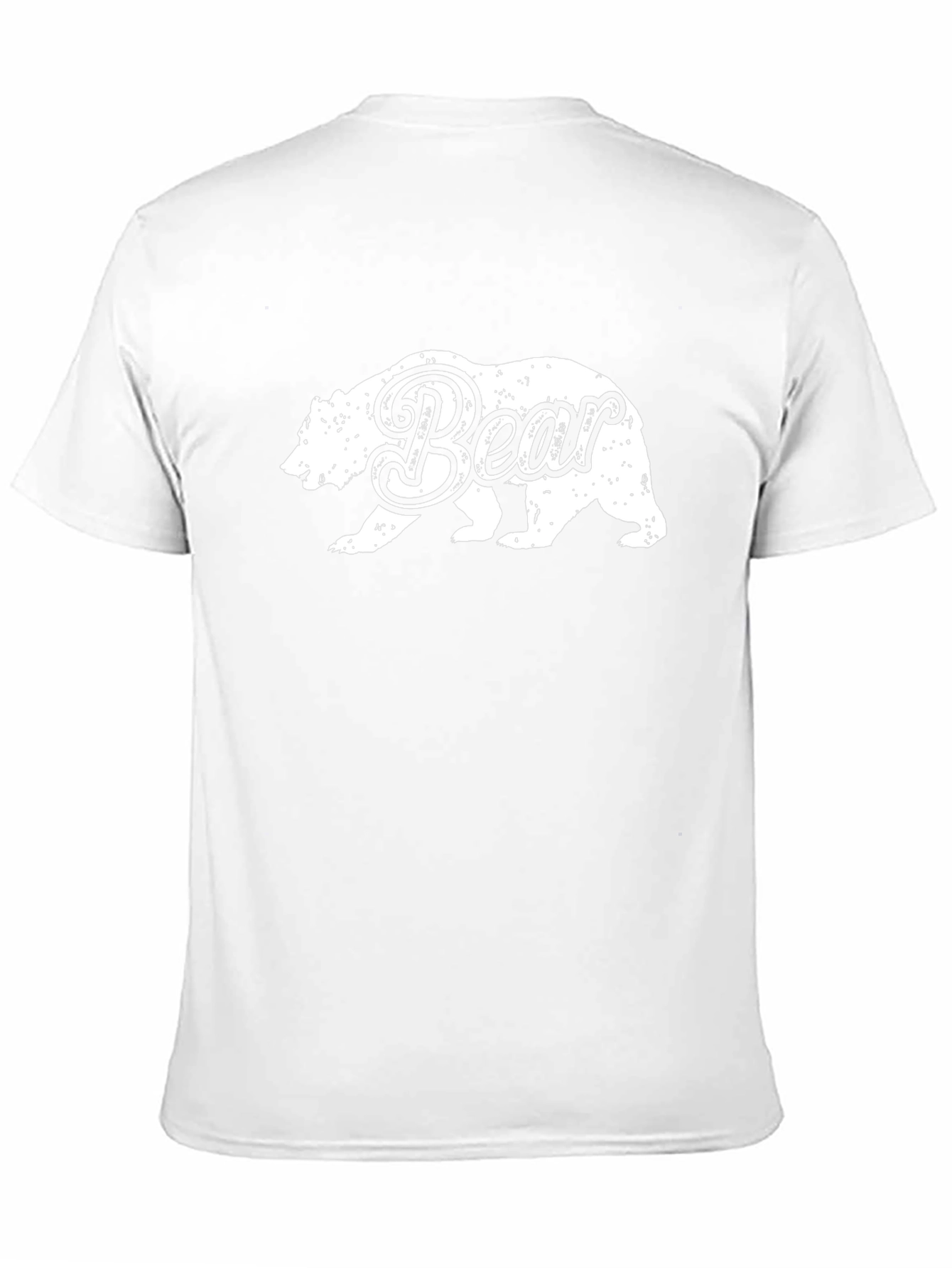 Bear Graphic T-Shirt - Distressed Design