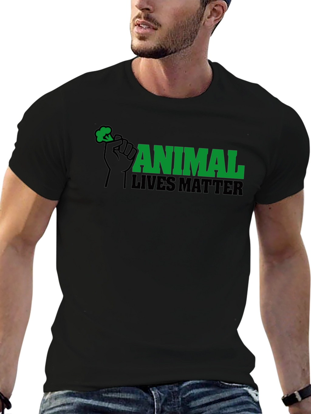 Animal Lives Matter Black T-Shirt