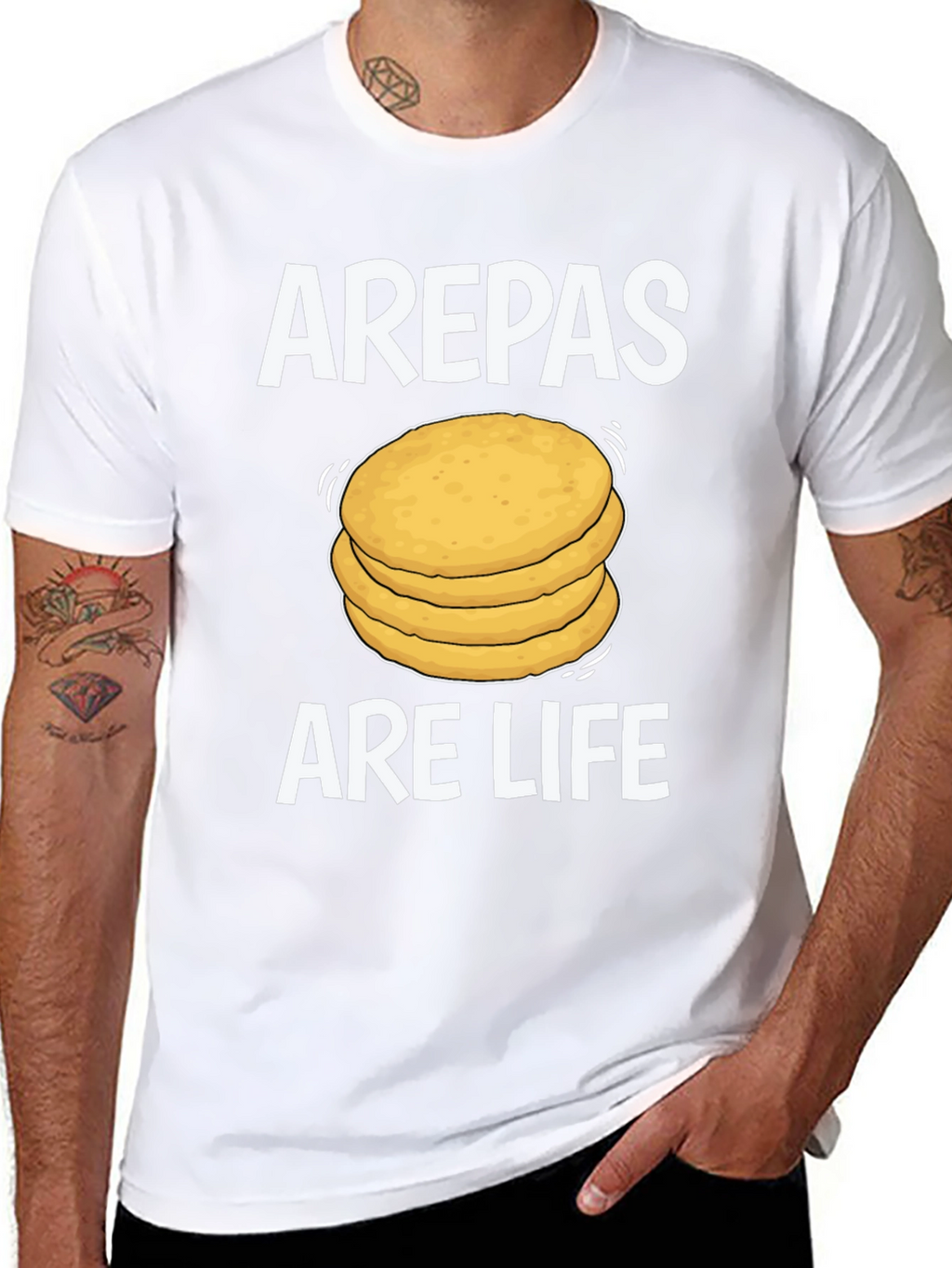 Arepas Are Life T-Shirt - Foodie Tee