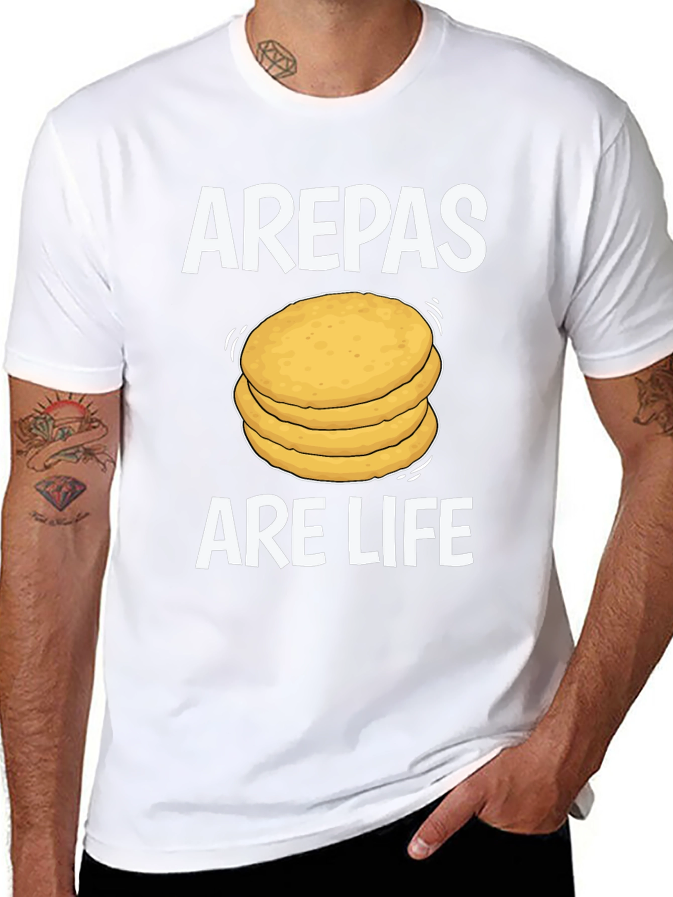 Arepas Are Life T-Shirt - Foodie Tee